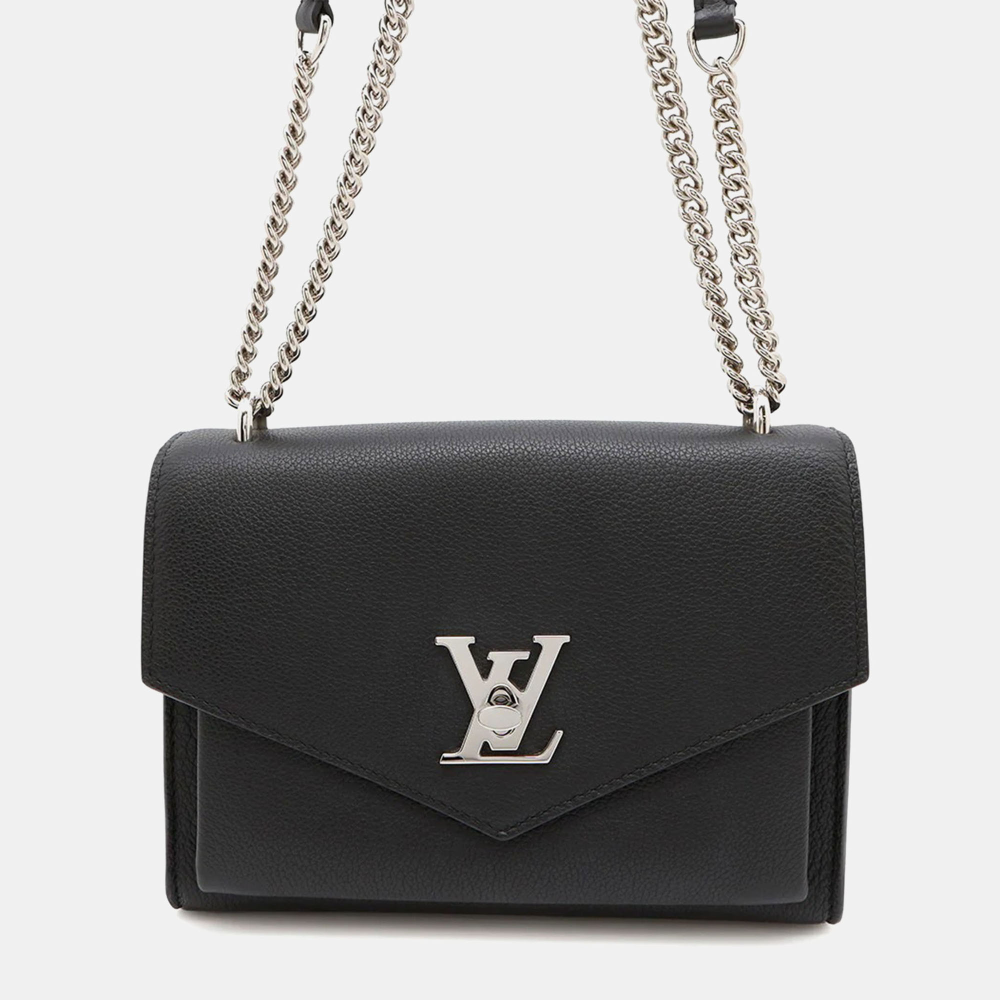 

Louis Vuitton My Lockme Noir Soft Calf Leather Shoulder Bag, Black