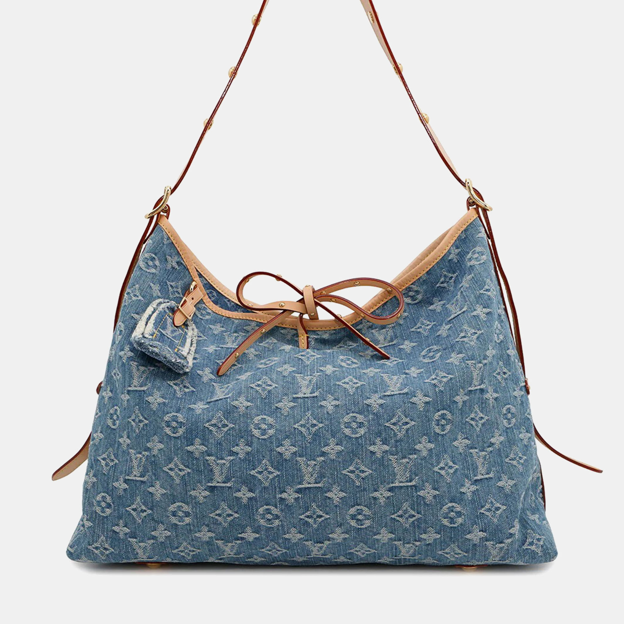 

Louis Vuitton Carriol NM MM Blue Monogram Denim Bag