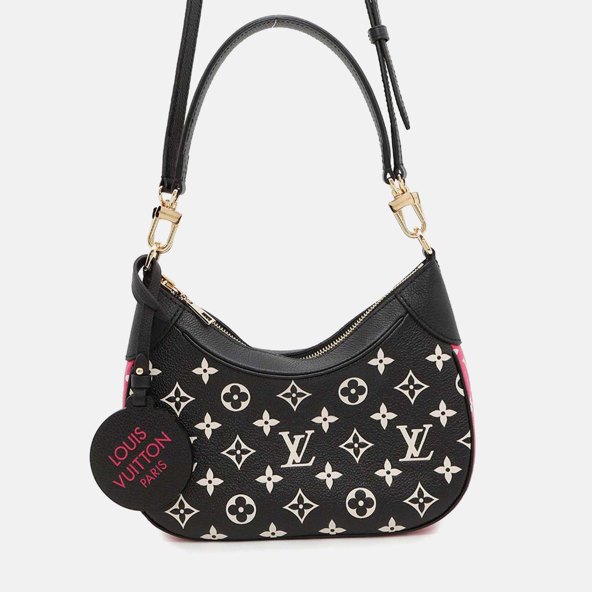 

Louis Vuitton Bagatelle NM Black/White/Pink Monogram Empreinte Leather Handbag