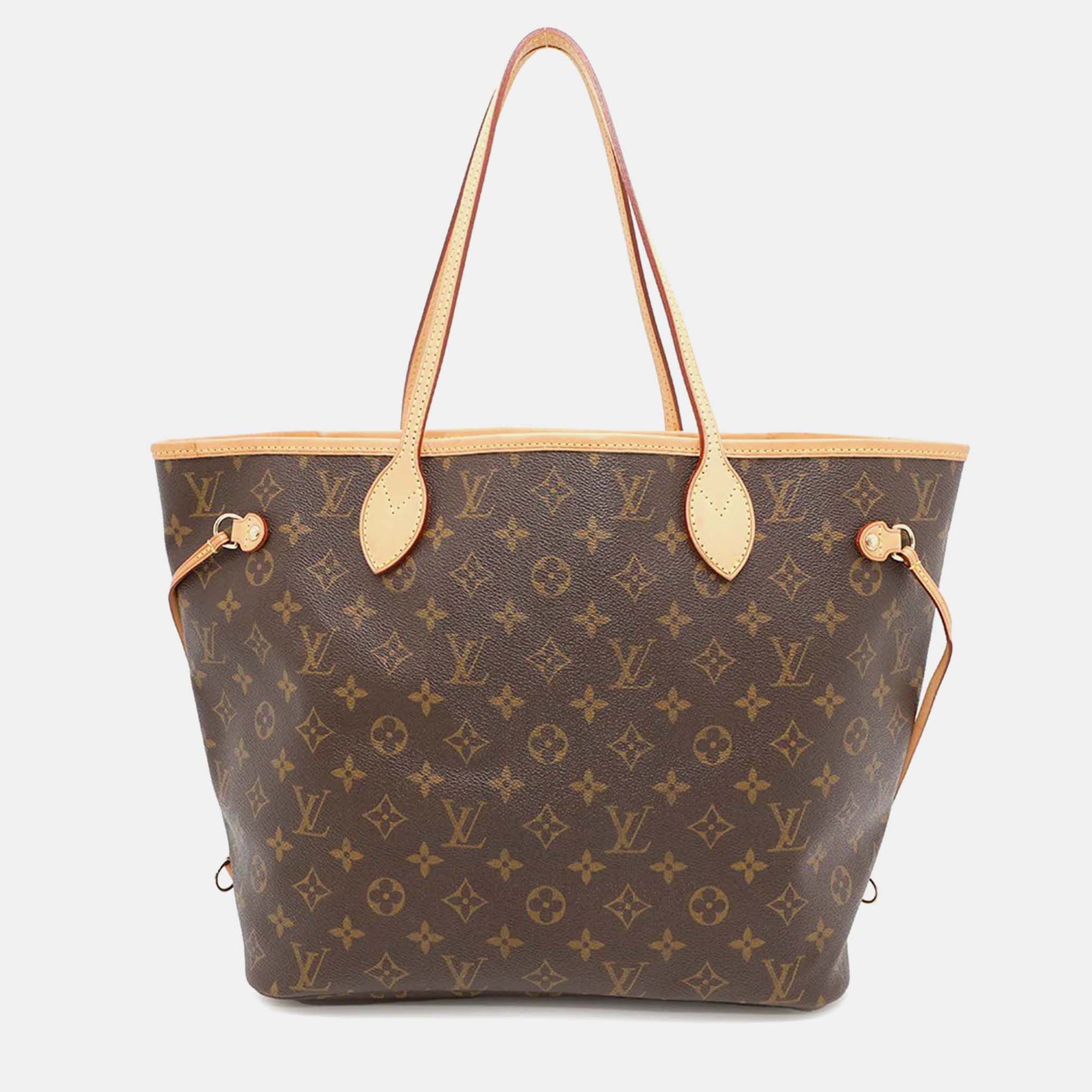 

Louis Vuitton Neverfull MM Beige/Brown Monogram Handbag