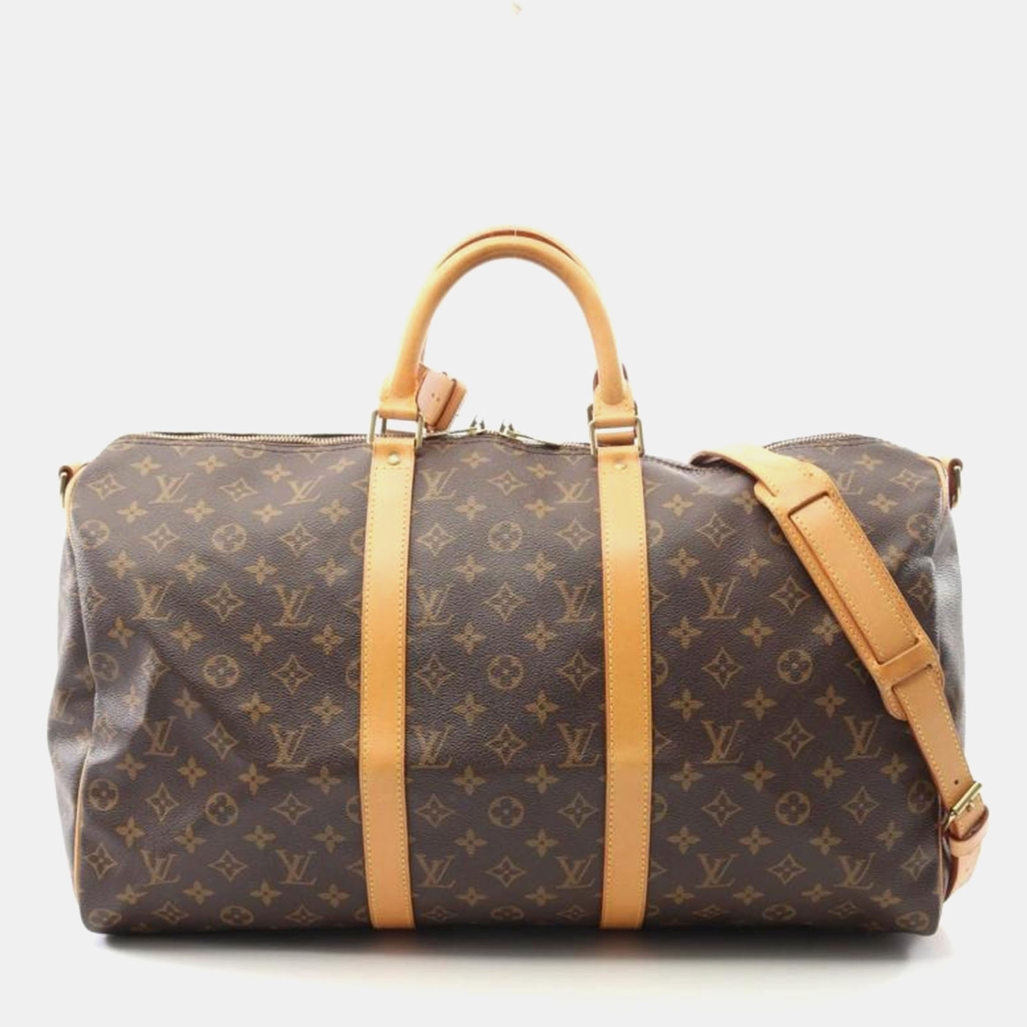 

Louis Vuitton Keepall Bandouliere 50 Brown Monogram Canvas Travel Bag