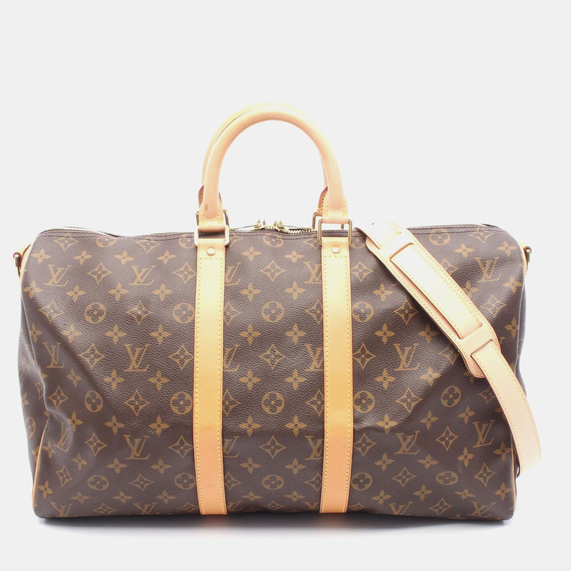 

Louis Vuitton Keepall Bandouliere 45 Brown Monogram Canvas Travel Bag