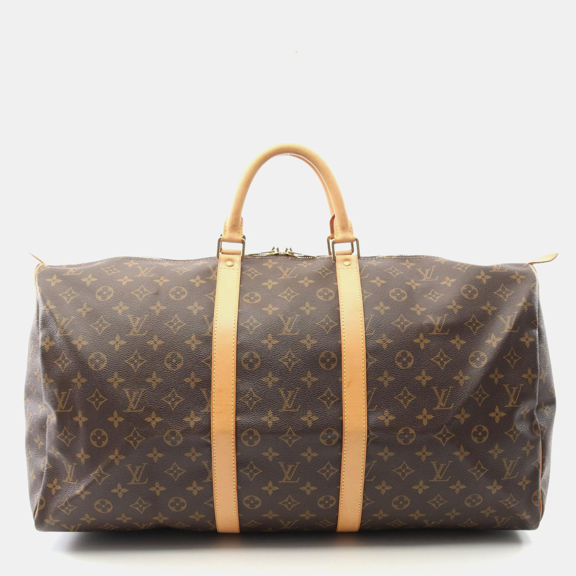 

Louis Vuitton Keepall 55 Brown Monogram Canvas Travel Bag