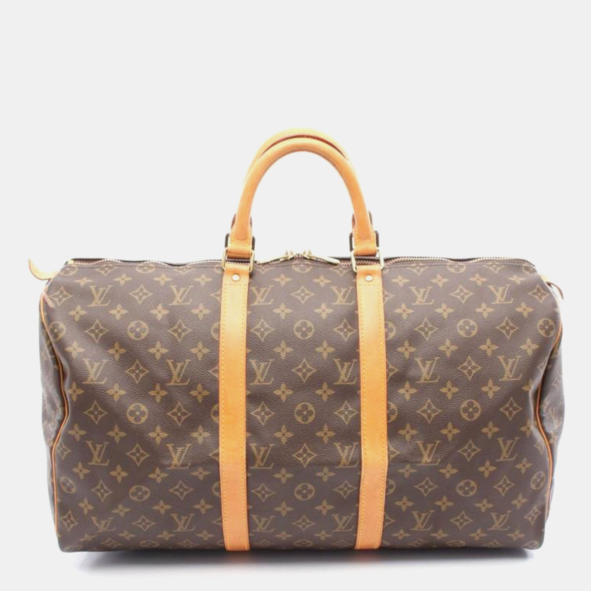 

Louis Vuitton Keepall 50 Brown Monogram Canvas Travel Bag