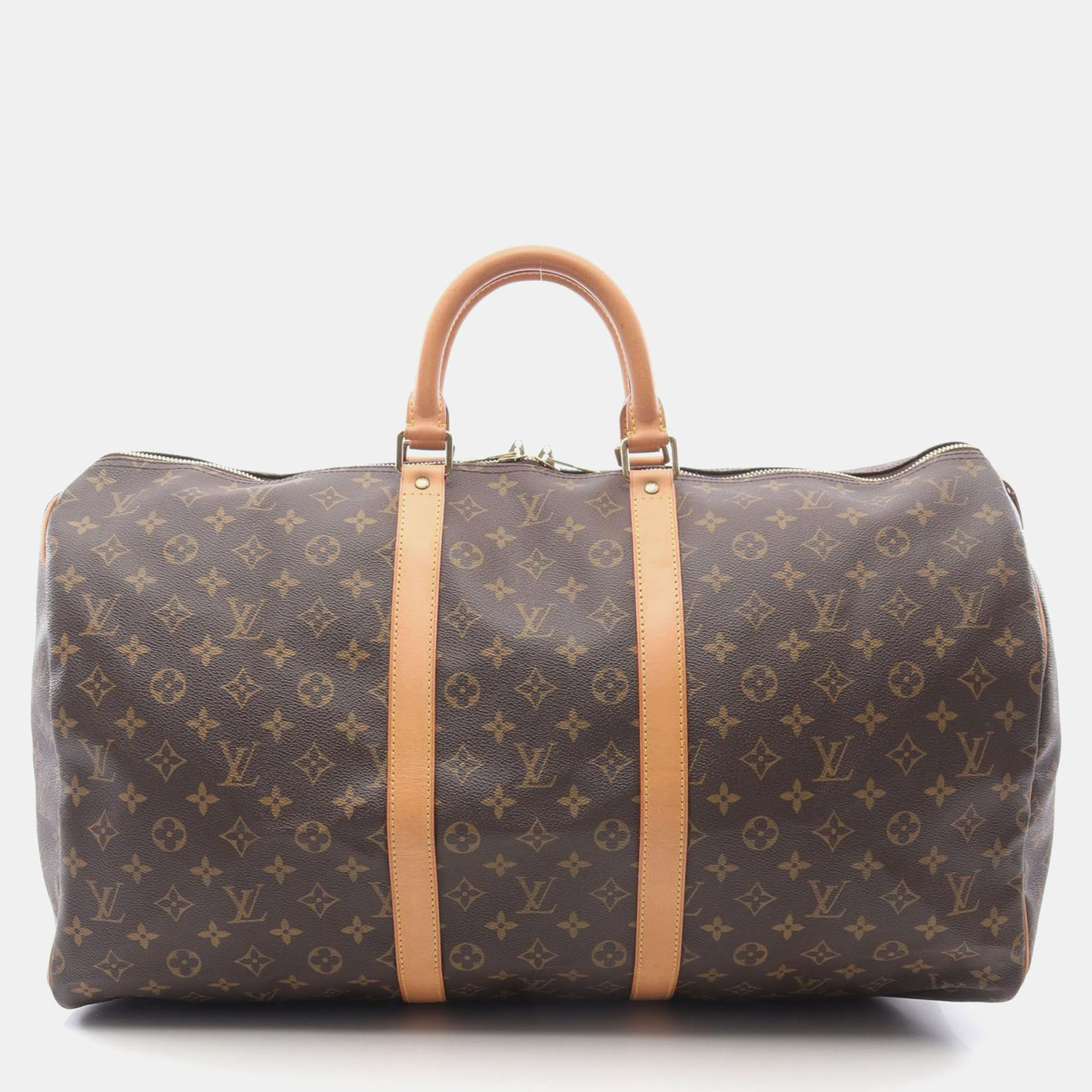 

Louis Vuitton Keepall 50 Brown Monogram Canvas Travel Bag