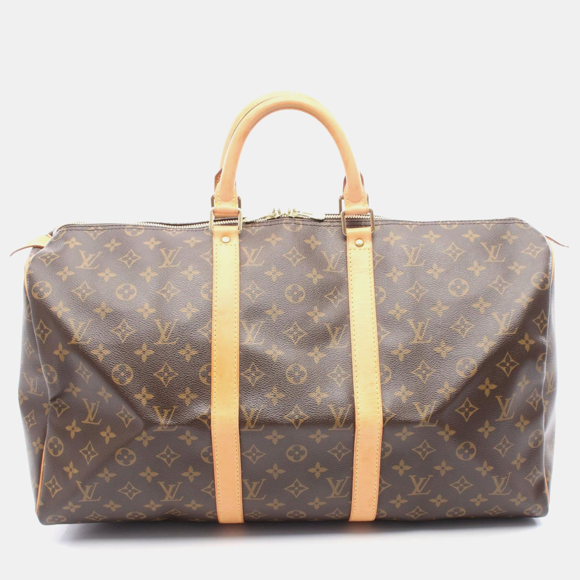 

Louis Vuitton Keepall 50 Brown Monogram Canvas Travel Bag