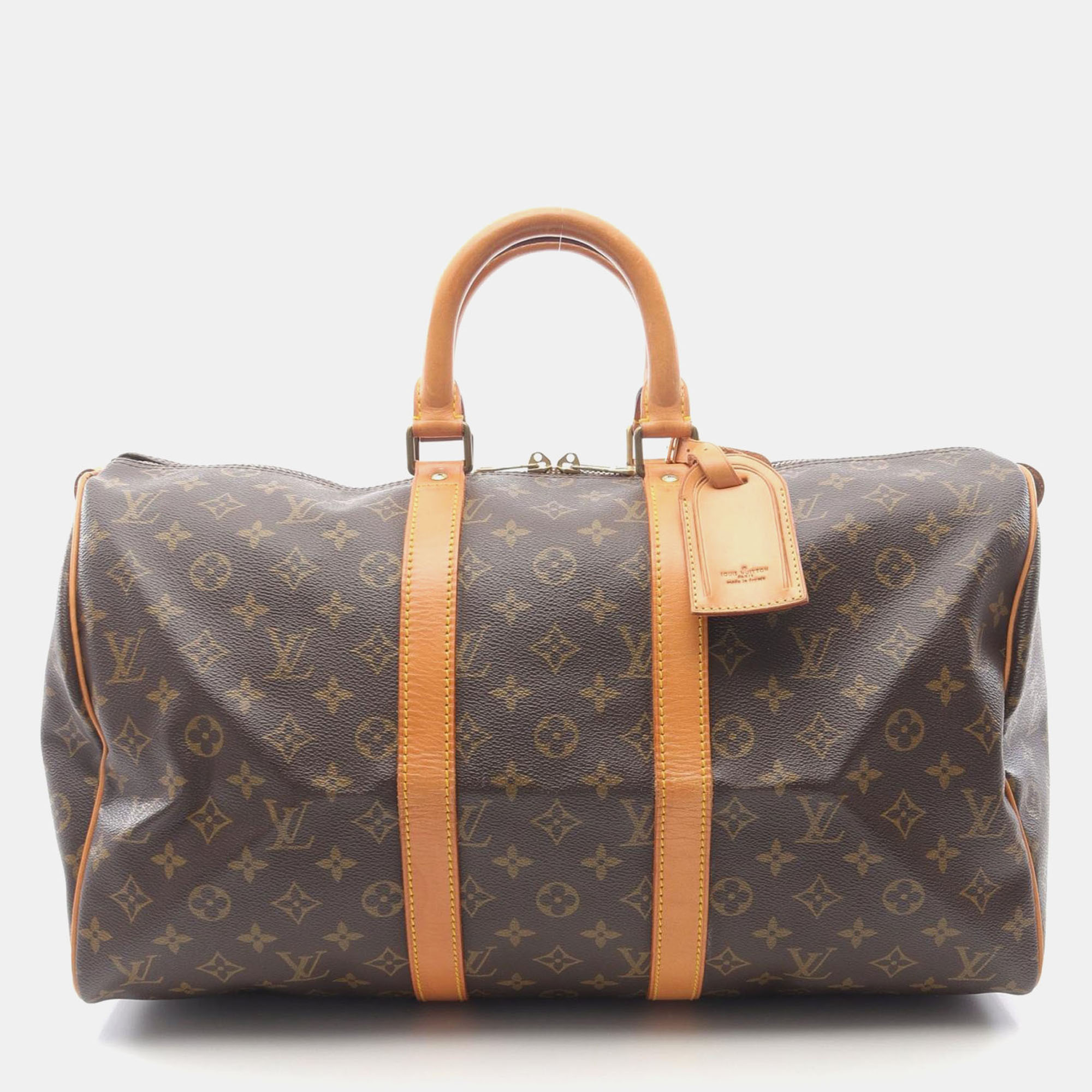 

Louis Vuitton Keepall 45 Brown Monogram Canvas Travel Bag