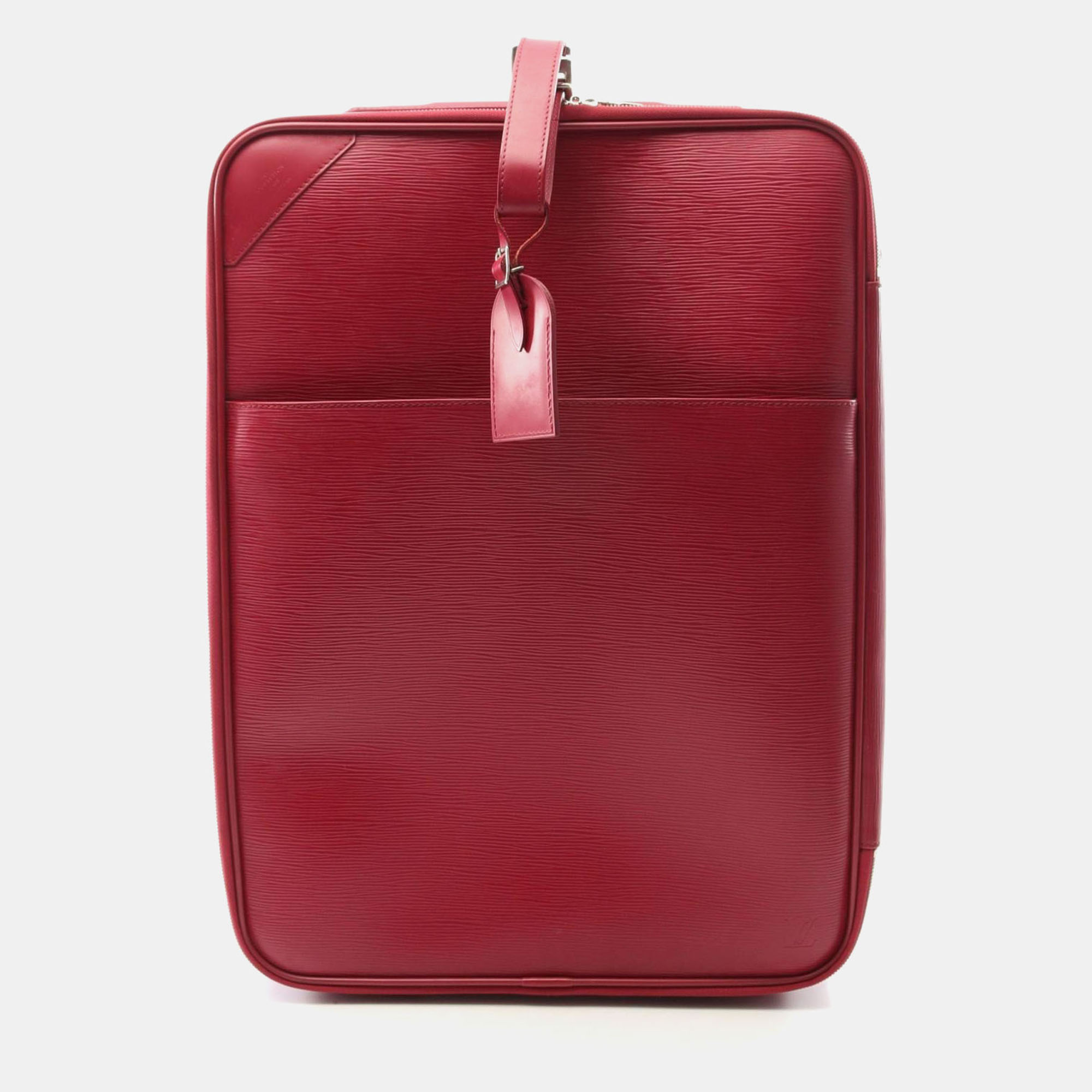 

Louis Vuitton Pegase 55 Travel Bag Suitcase Epi Leather Fuschia, Red