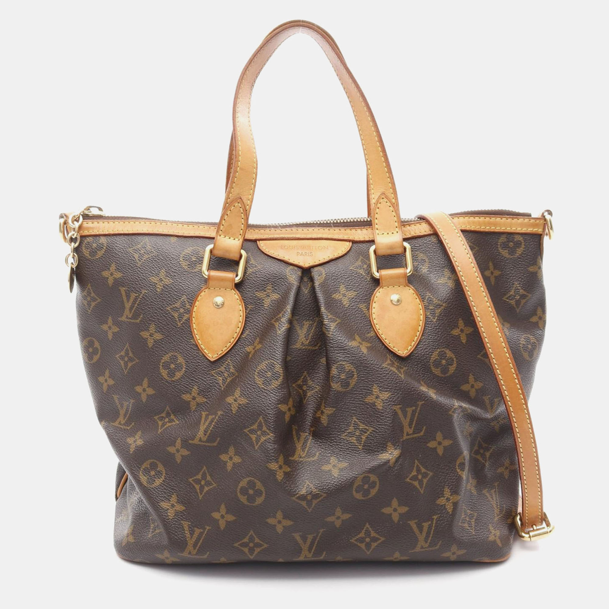 

Louis Vuitton Palermo Pm Shoulder Handbag Monogram Canvas Brown