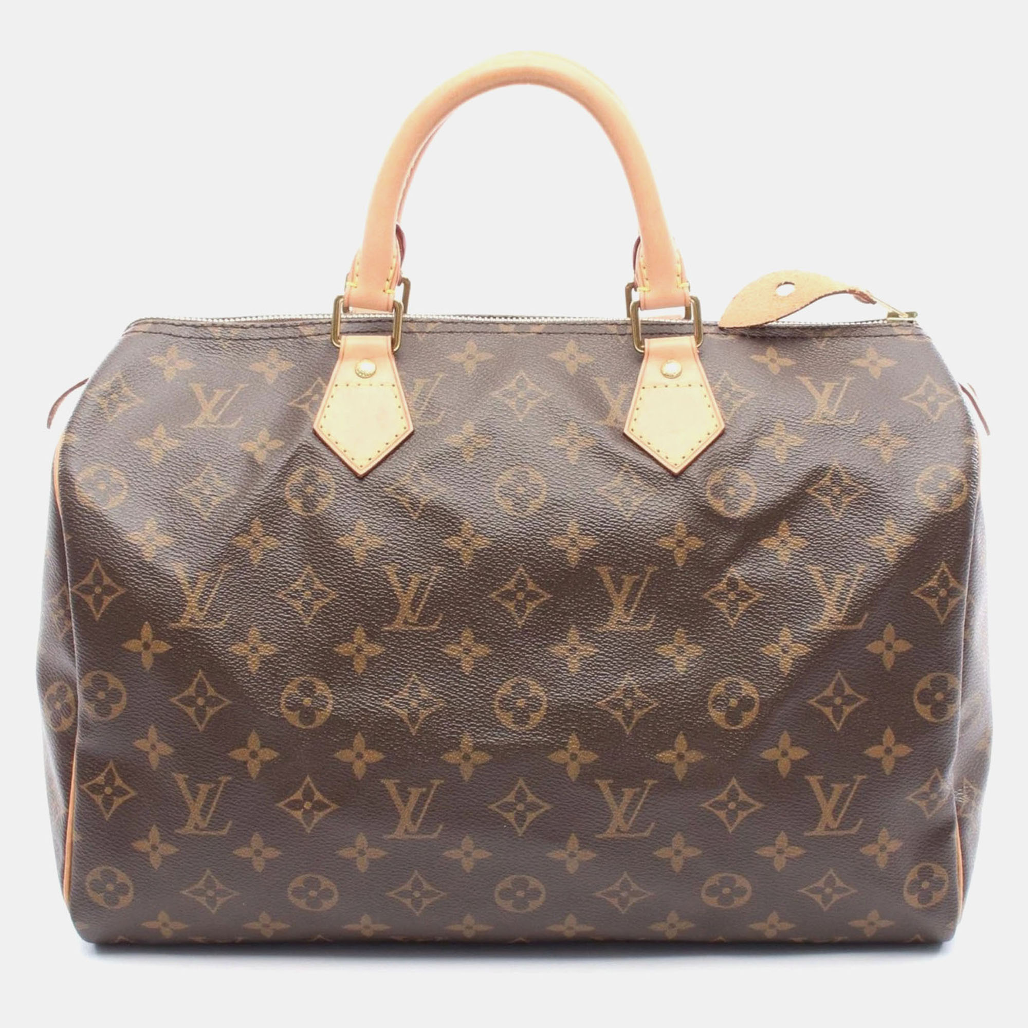

Louis Vuitton Speedy 35 Brown Monogram Canvas Shoulder Bag