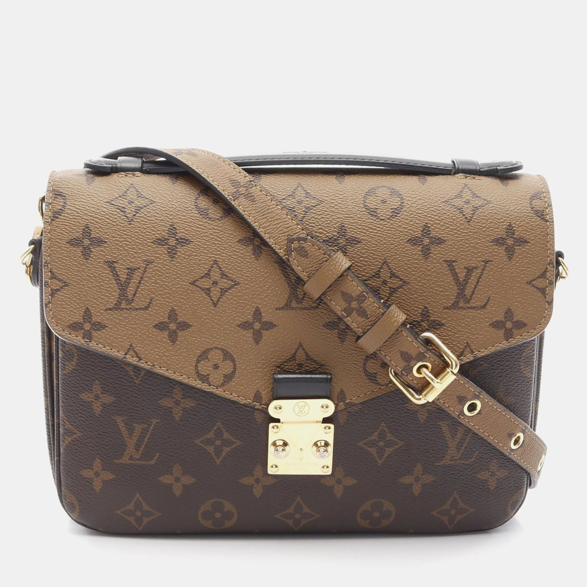 

Louis Vuitton Pochette Metis MM Reverse Monogram Canvas Shoulder Bag, Brown