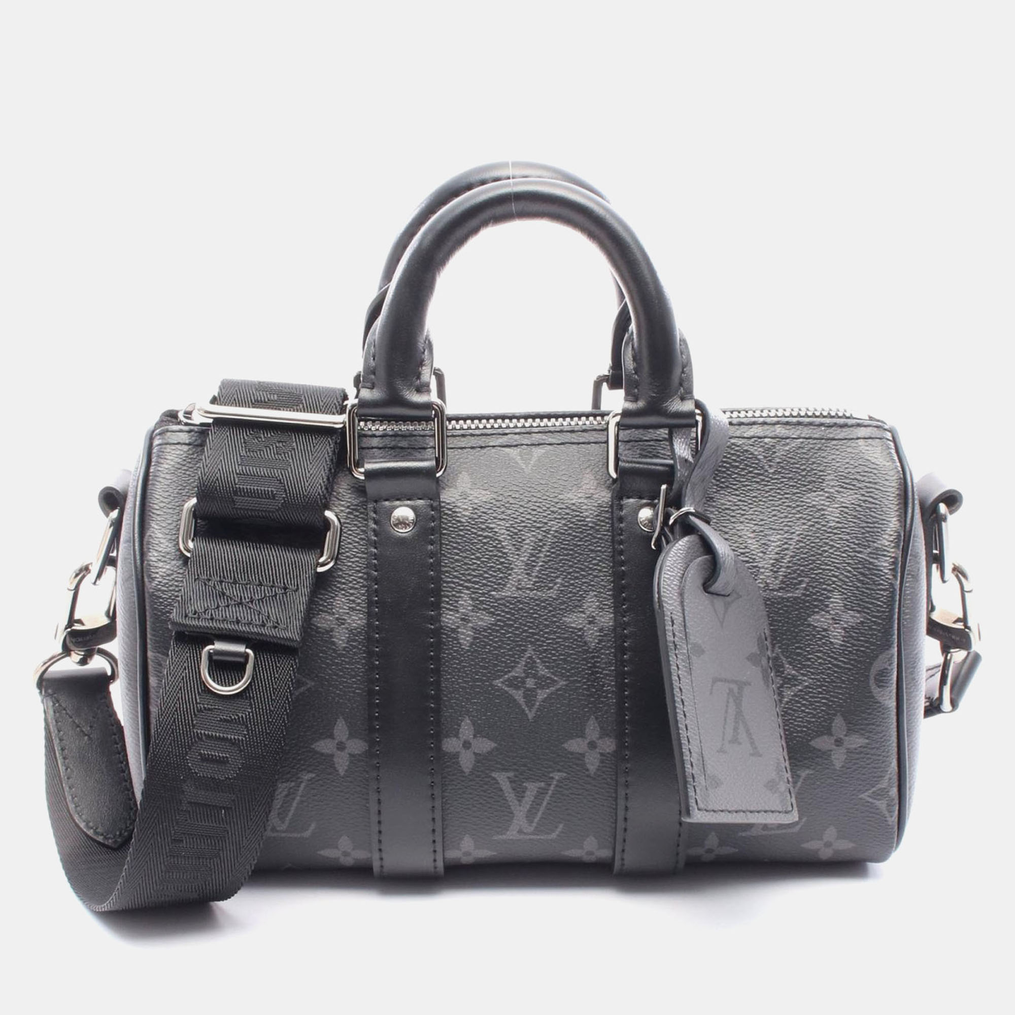 

Louis Vuitton Keepall Bandouliere 25 Black Monogram Canvas Duffle Bag