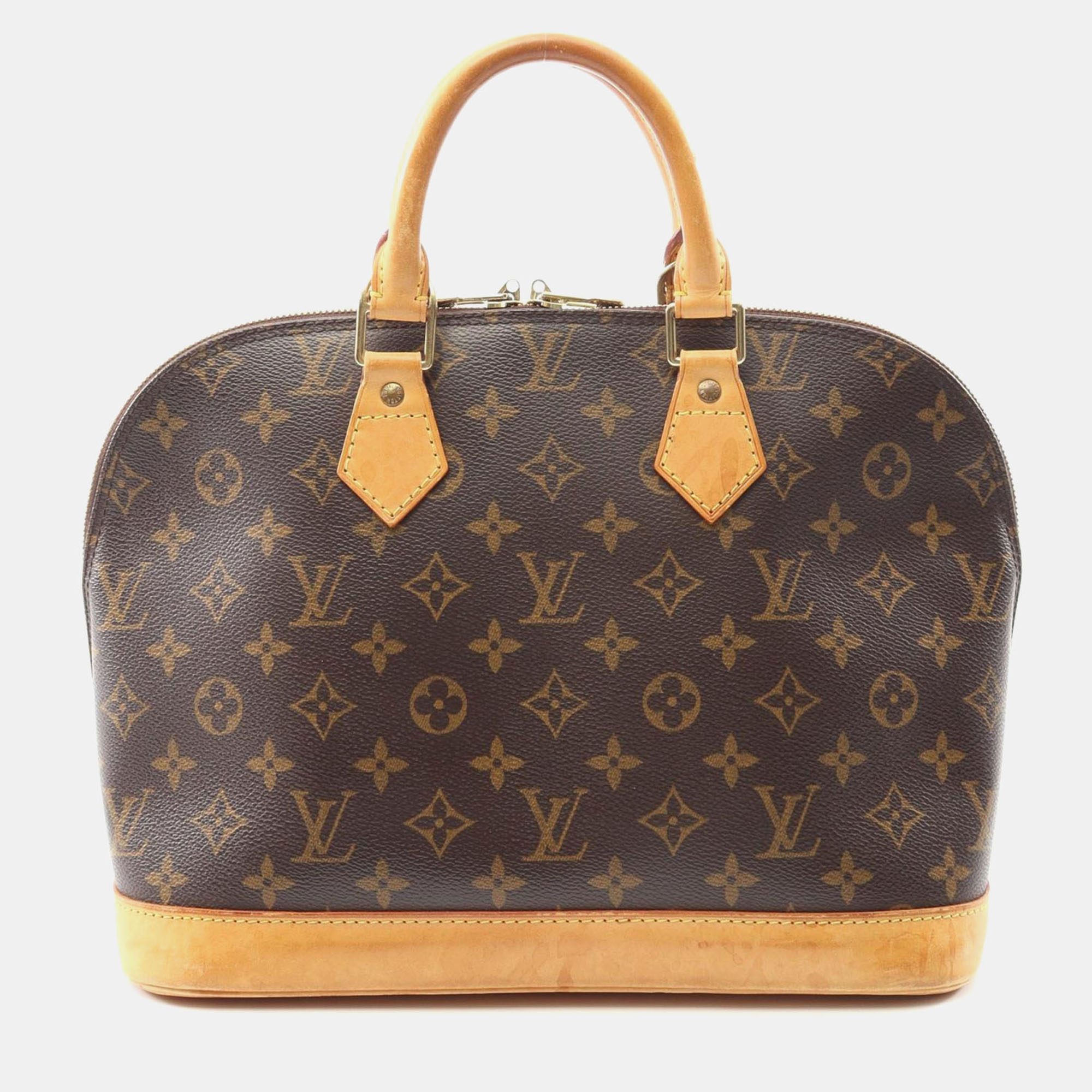

Louis Vuitton Alma Hand Zipped Bag Monogram Canvas Brown