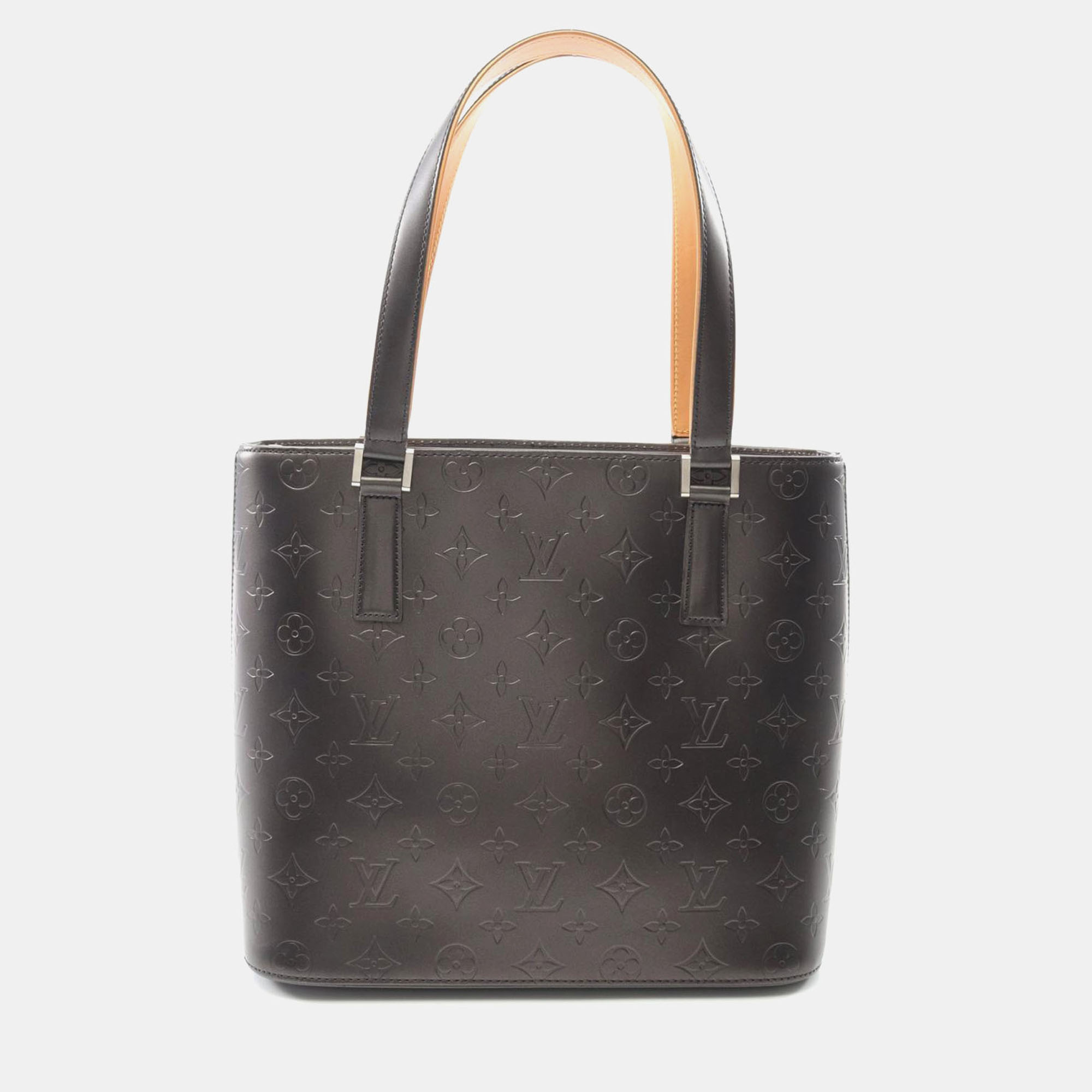 

Louis Vuitton Stockton Black Monogram Leather Tote Bag