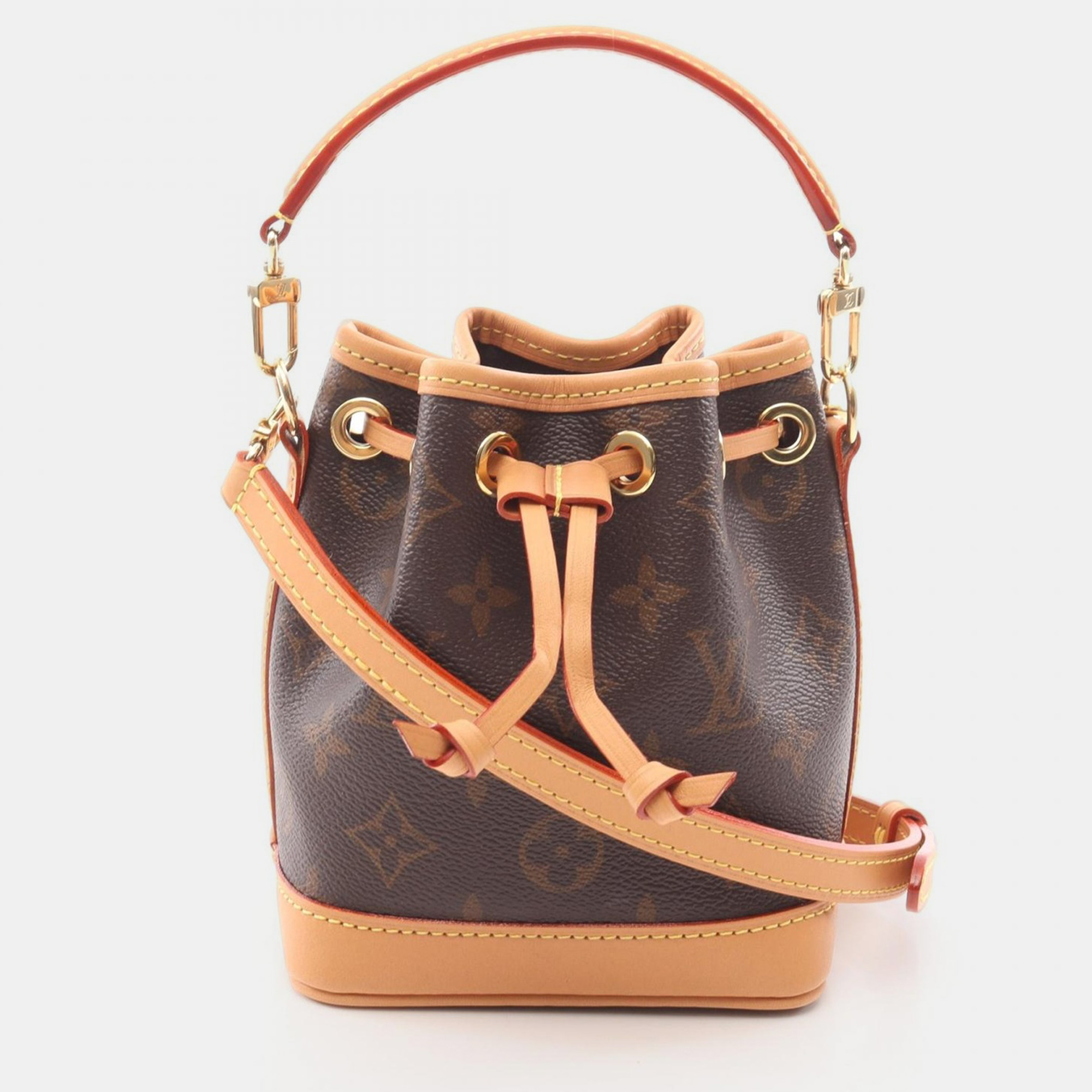 

Louis Vuitton Nano Noe Brown Monogram Canvas Shoulder Bag