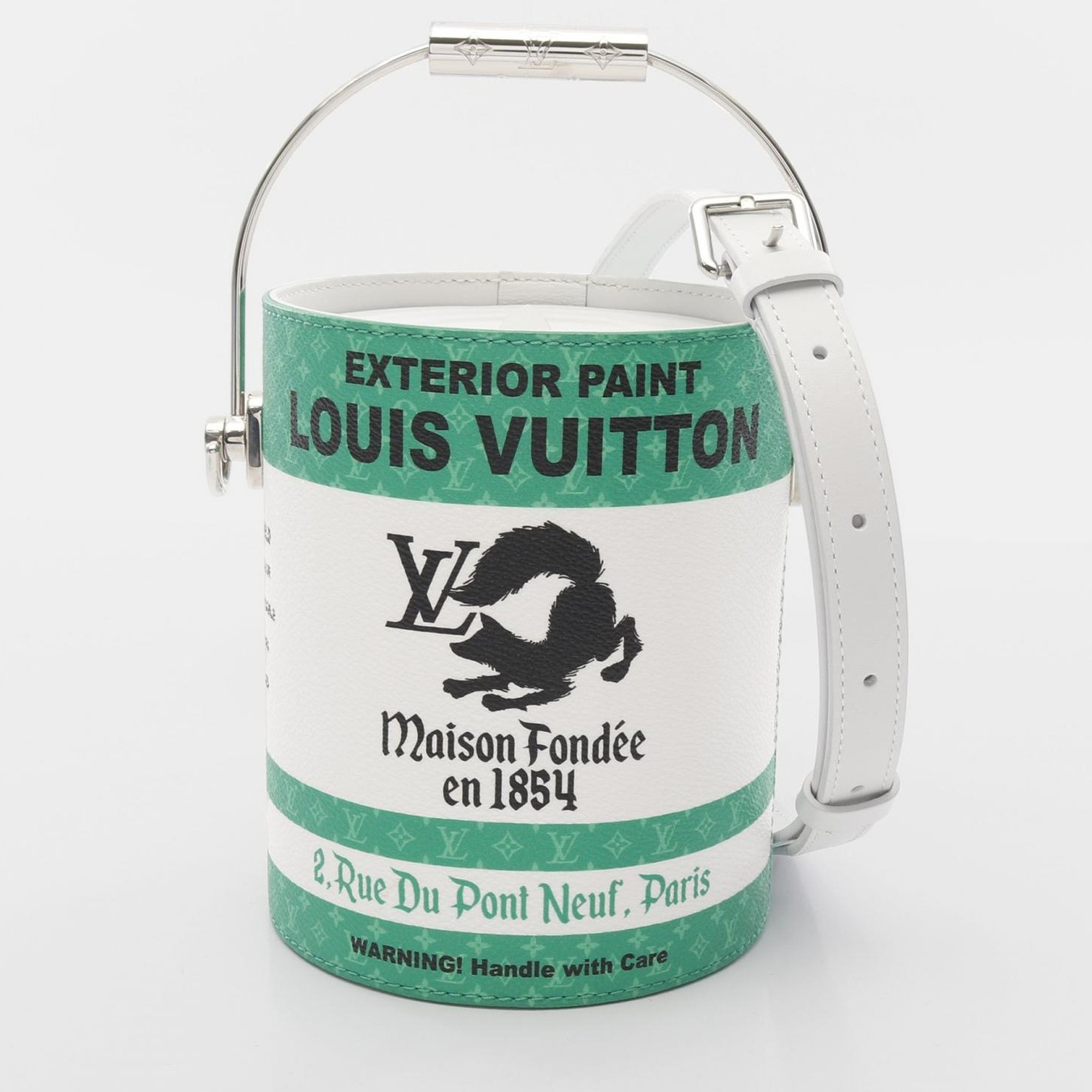 

Louis Vuitton LV Paint Can Green/White Monogram Shoulder Bag