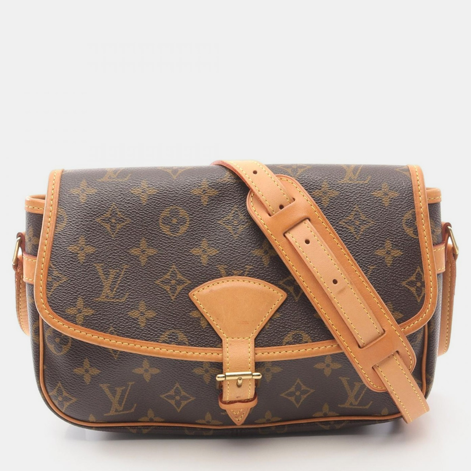 

Louis Vuitton Sologne Brown Monogram Leather Crossbody Bag