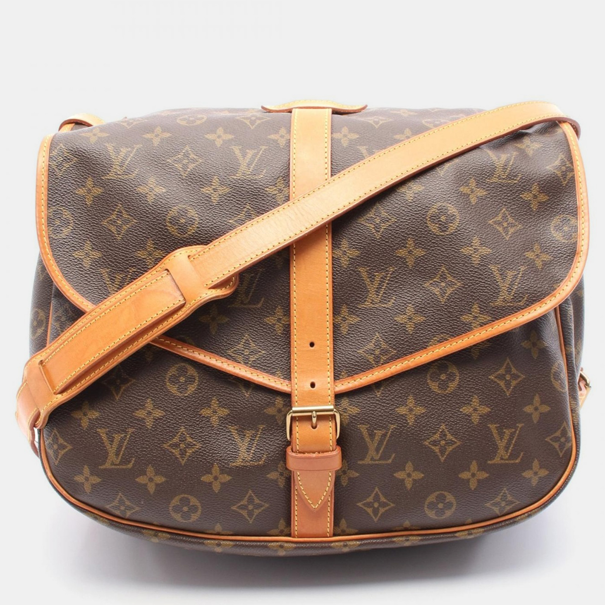 

Louis Vuitton Saumur 35 Brown Monogram Canvas Crossbody Bag