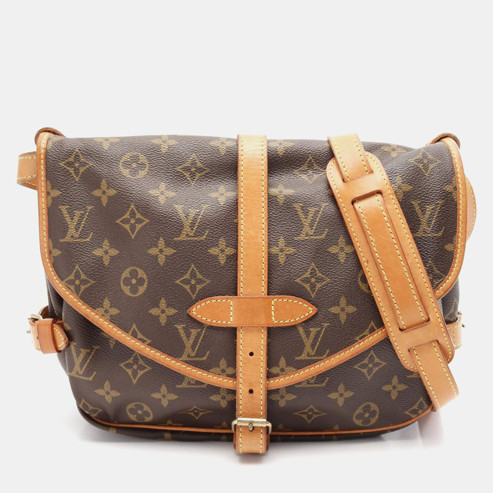 

Louis Vuitton Saumur 30 Brown Monogram Canvas Crossbody Bag