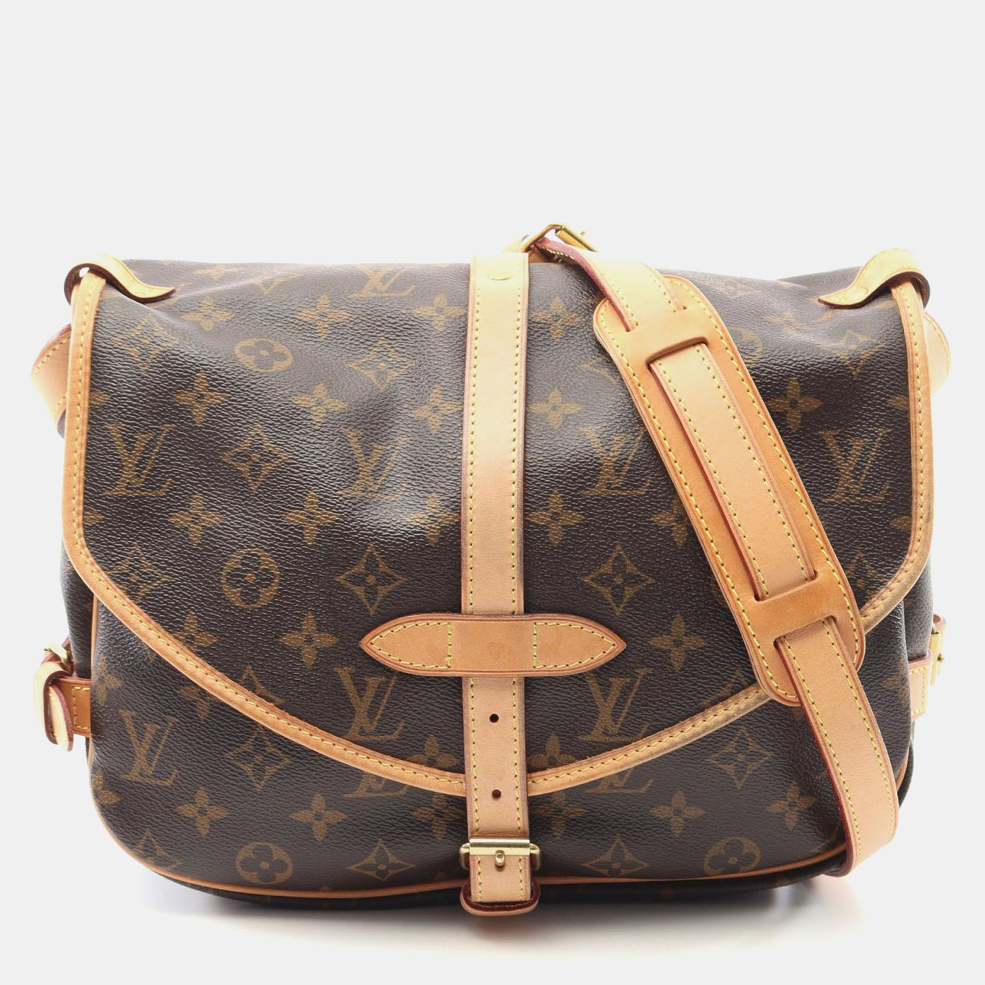 

Louis Vuitton Saumur 30 Brown Monogram Canvas Crossbody Bag
