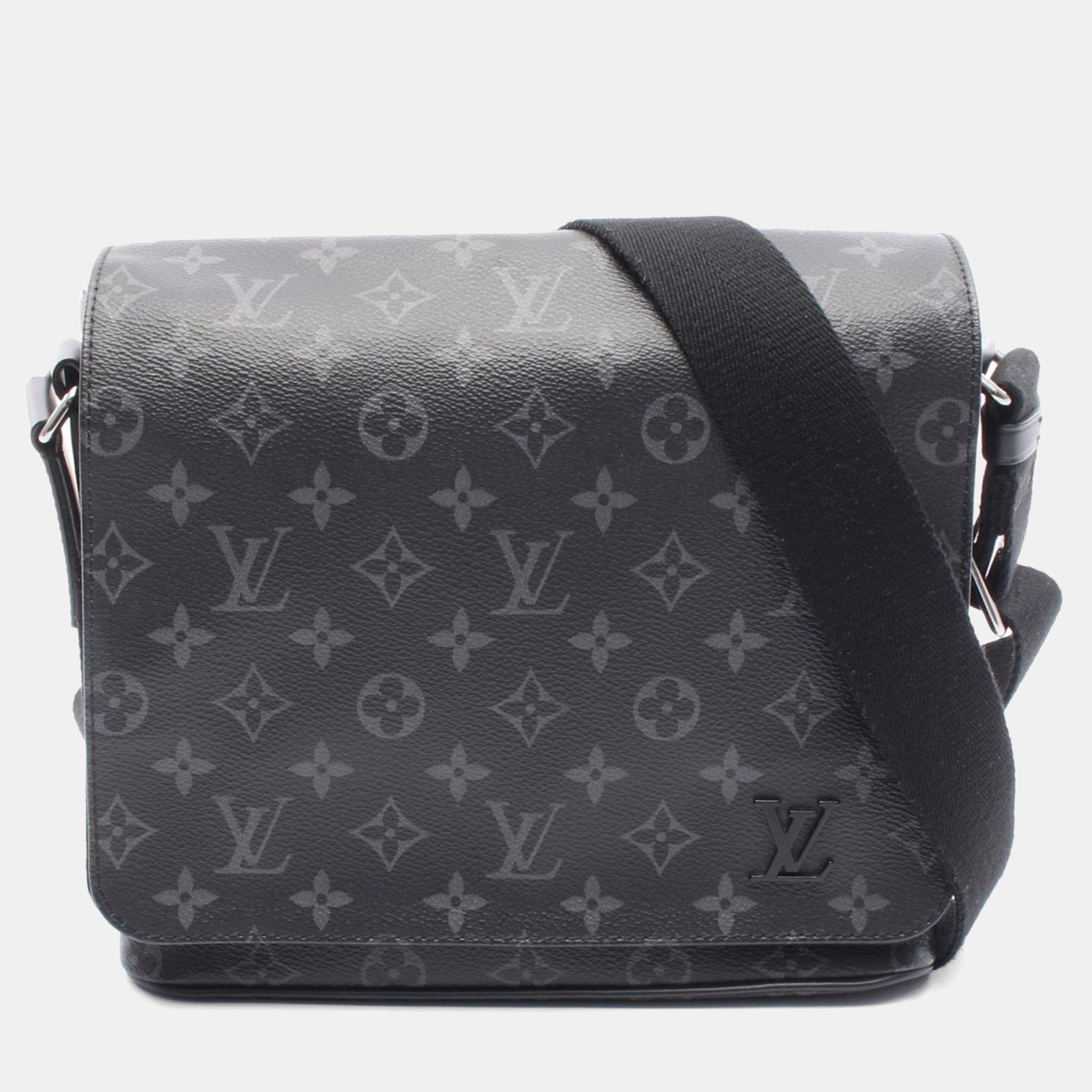 

Louis Vuitton District PM NM Crossbody Shoulder Bag Monogram Eclipse Bk, Black