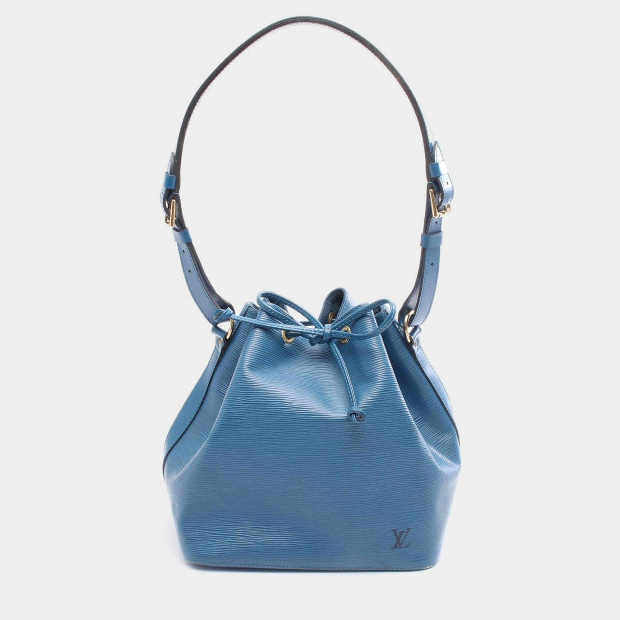 

Louis Vuitton Petit Noe Toledo Blue Epi Leather Shoulder Bag