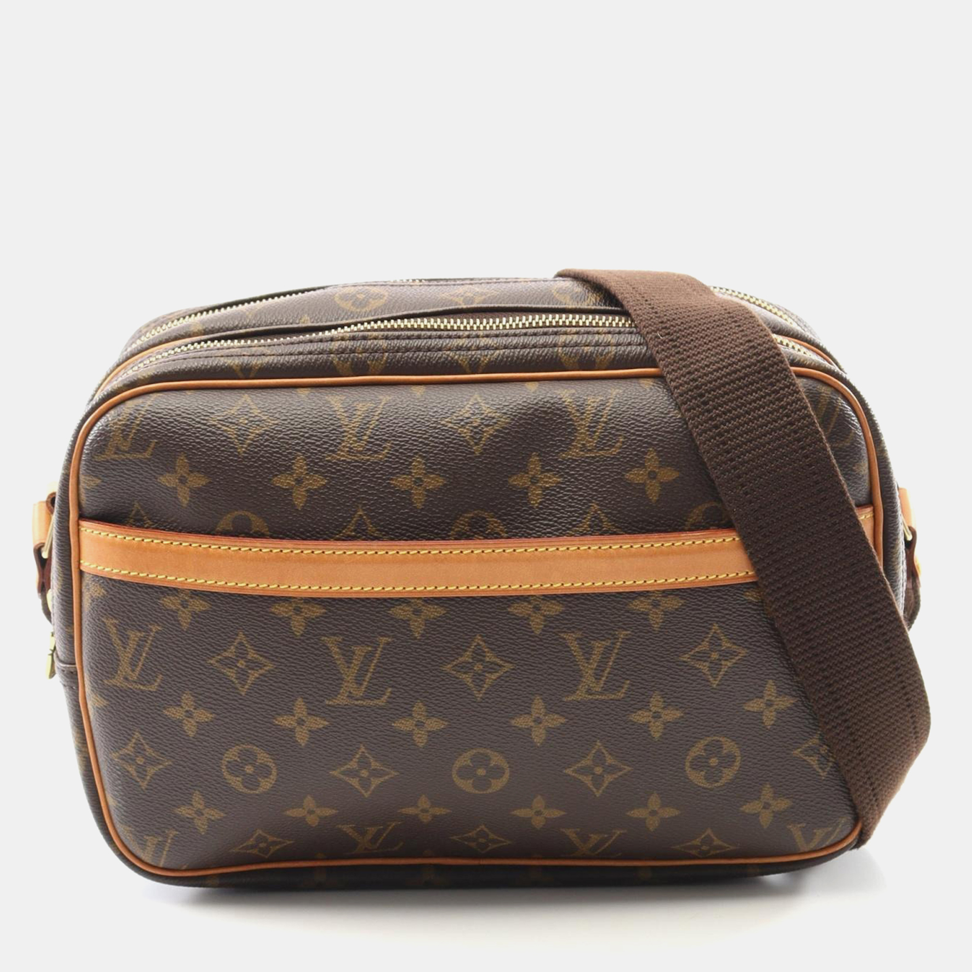 

Louis Vuitton Reporter PM Brown Monogram Canvas Shoulder Bag