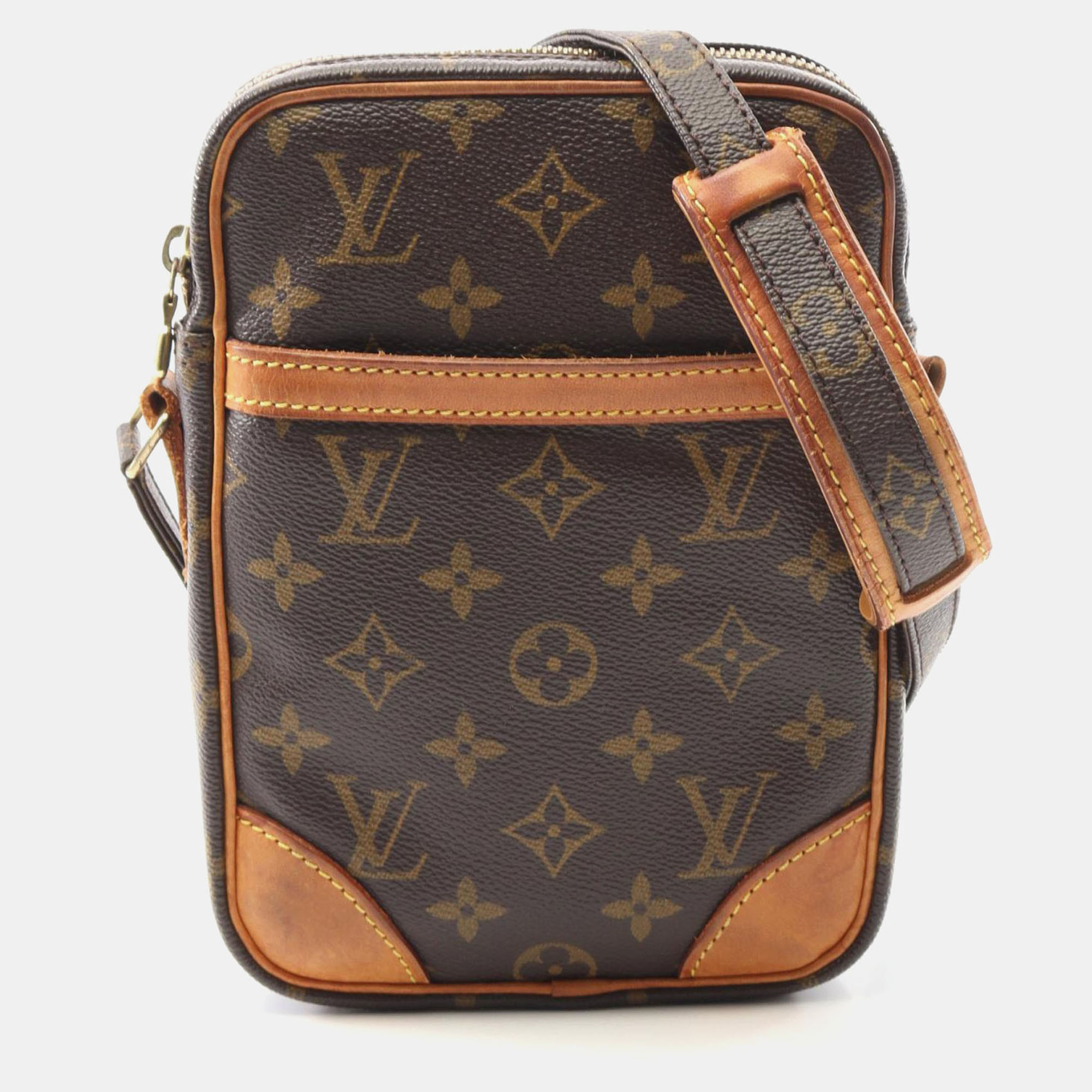 

Louis Vuitton Danube Brown Monogram Canvas Shoulder Bag