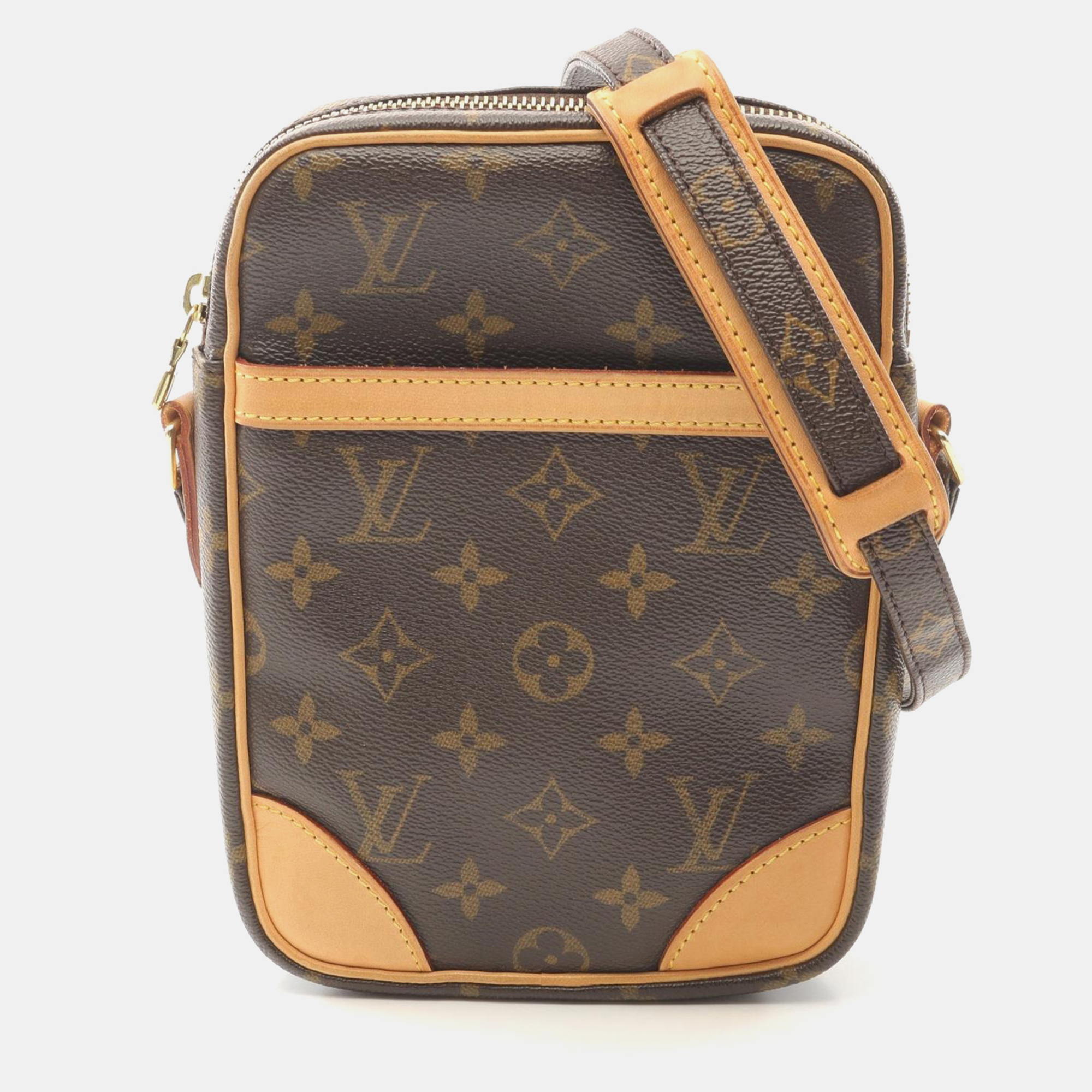 

Louis Vuitton Danube Brown Monogram Canvas Shoulder Bag