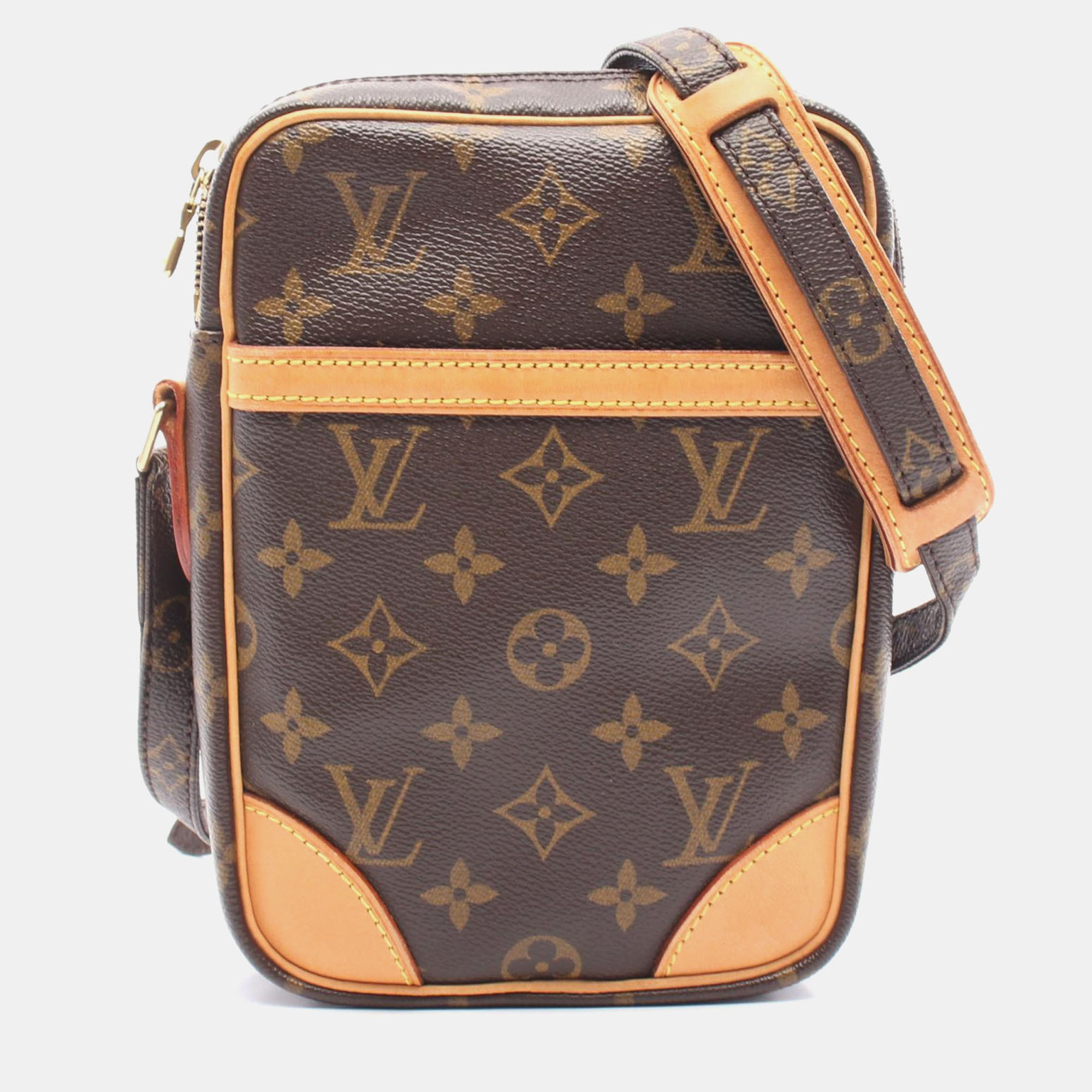 

Louis Vuitton Danube Brown Monogram Canvas Shoulder Bag