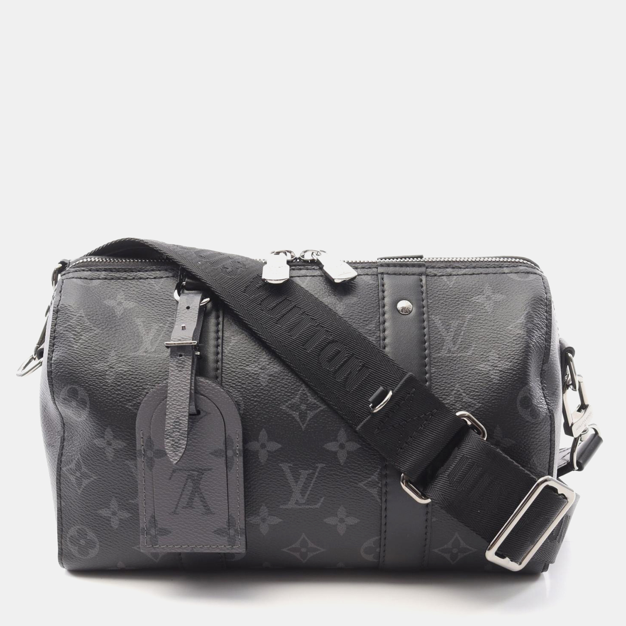 

Louis Vuitton City Keepall Black Monogram Eclipse Canvas Shoulder Bag