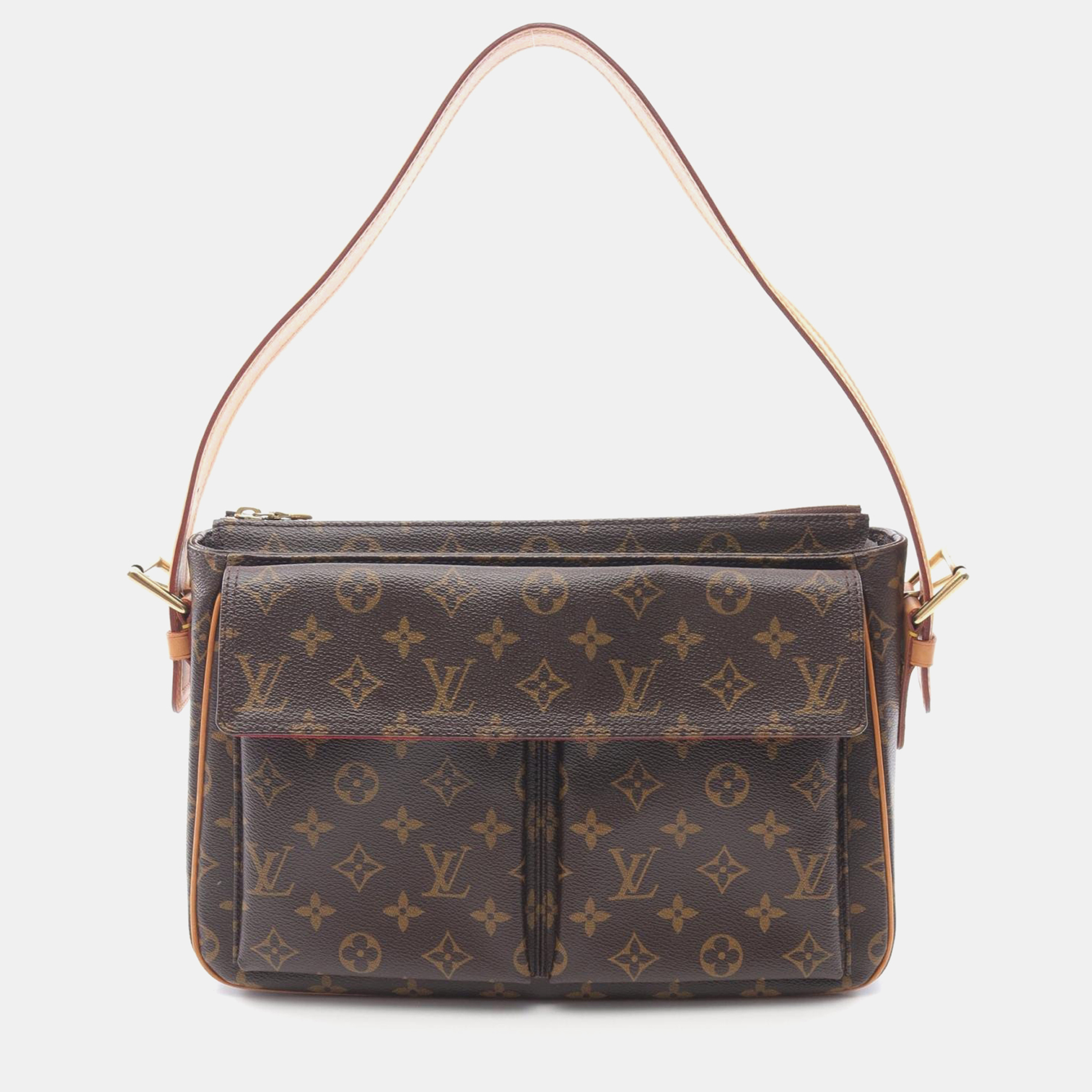 

Louis Vuitton Vivacite MM Brown Monogram Canvas Shoulder Bag