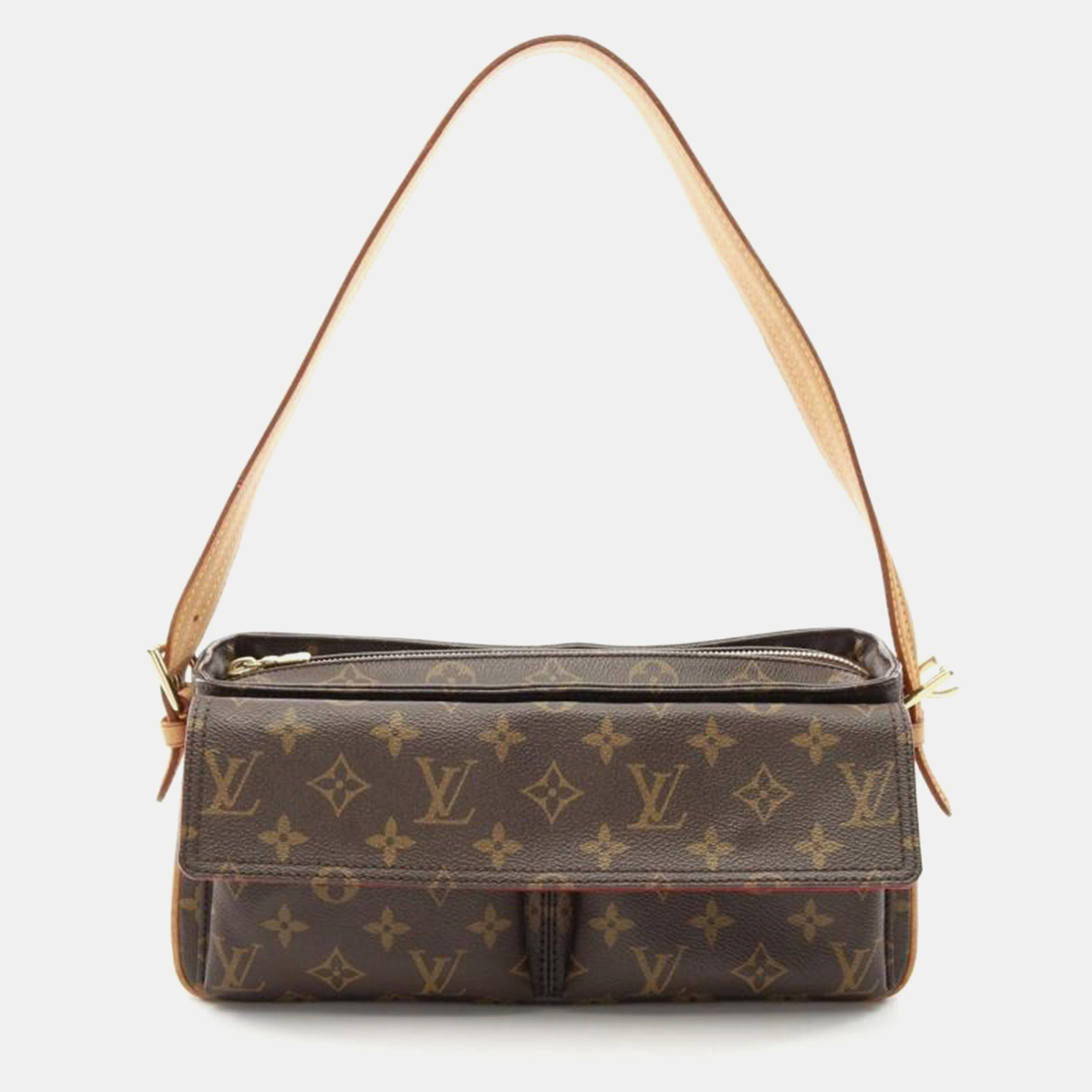 

Louis Vuitton Vivacite MM Brown Monogram Canvas Shoulder Bag