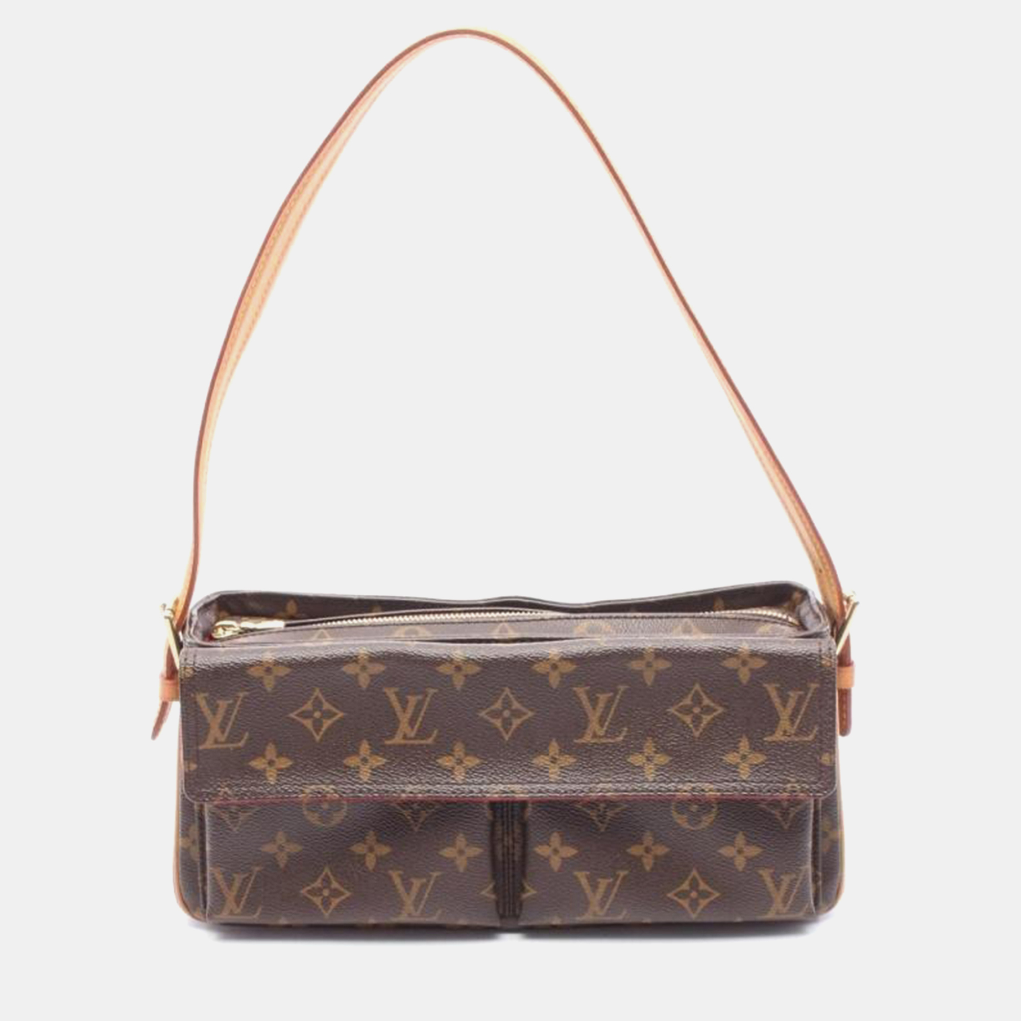 

Louis Vuitton Vivacite MM Brown Monogram Canvas Shoulder Bag