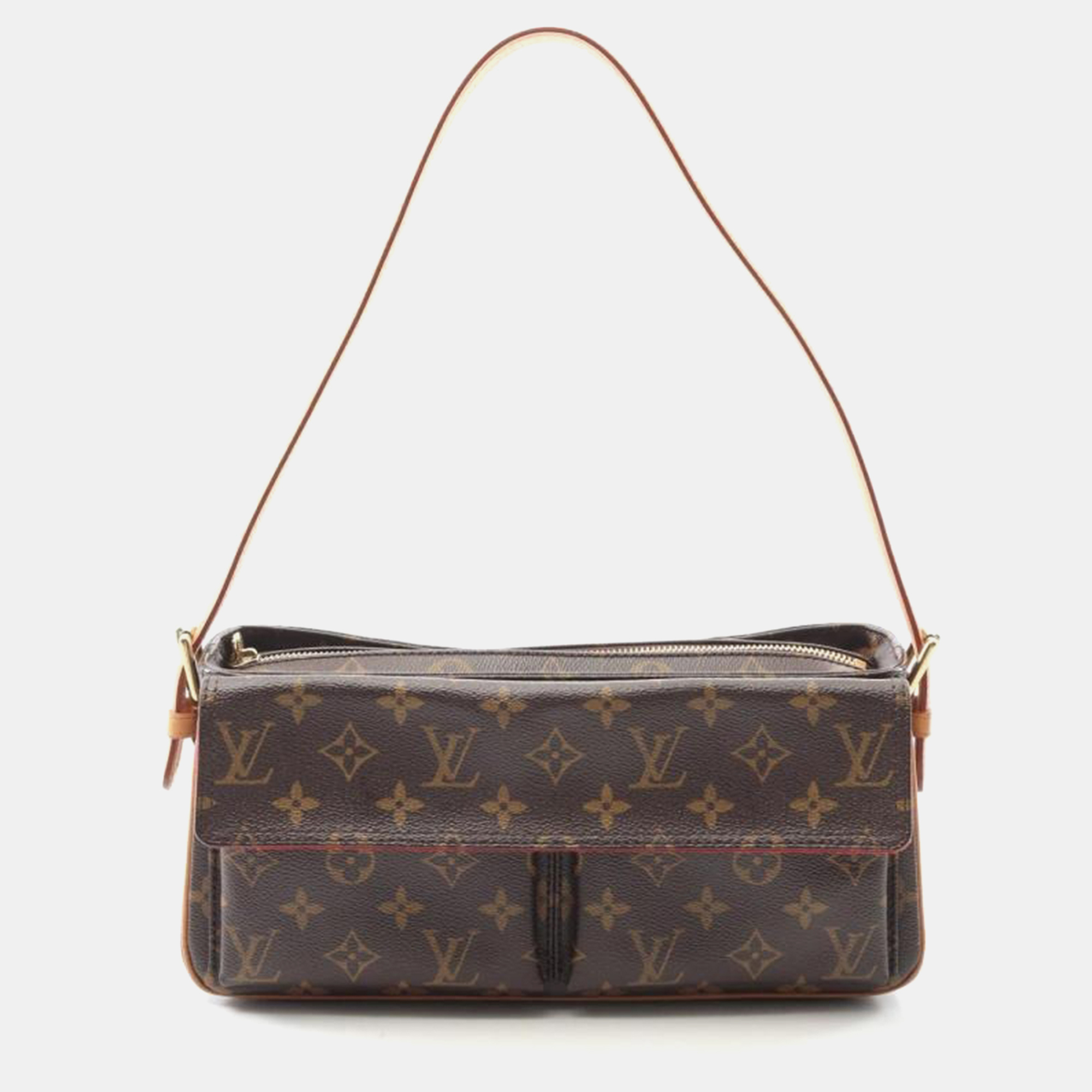 

Louis Vuitton Vivacite MM Brown Monogram Canvas Shoulder Bag
