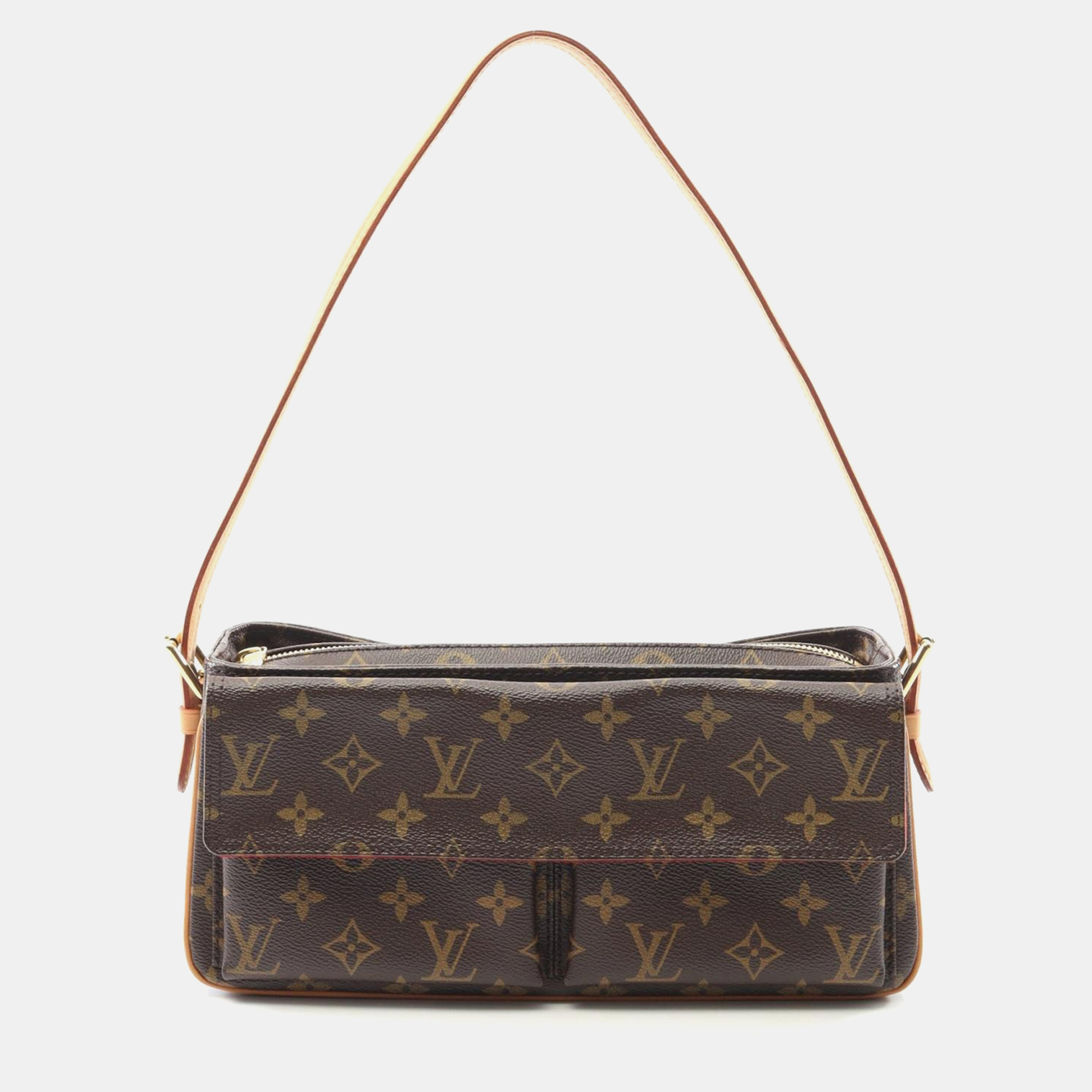 

Louis Vuitton Vivacite MM Brown Monogram Canvas Shoulder Bag