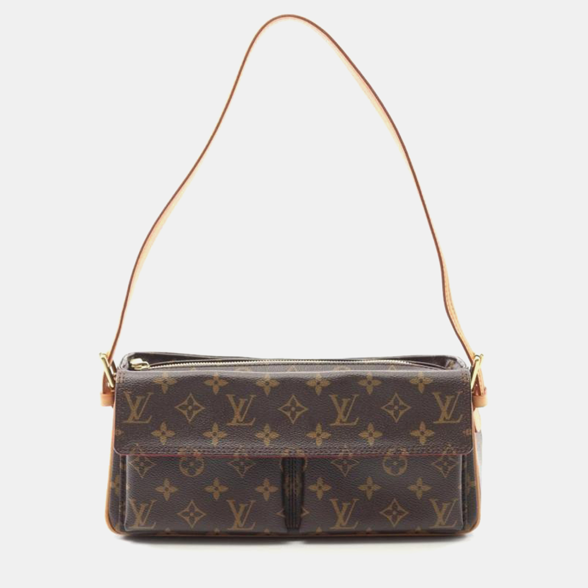 

Louis Vuitton Vivacite MM Brown Monogram Canvas Shoulder Bag