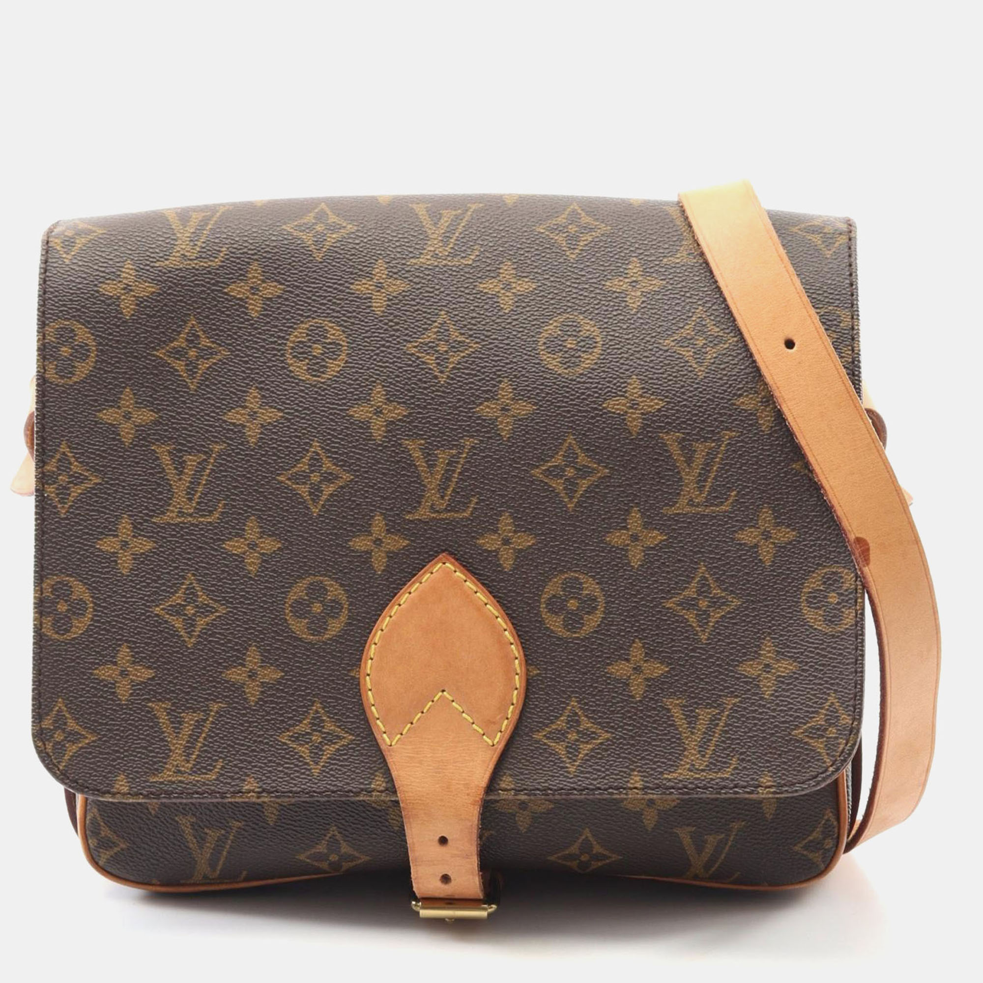 

Louis Vuitton Cartouchiere Gm Shoulder Bag Monogram Canvas Brown