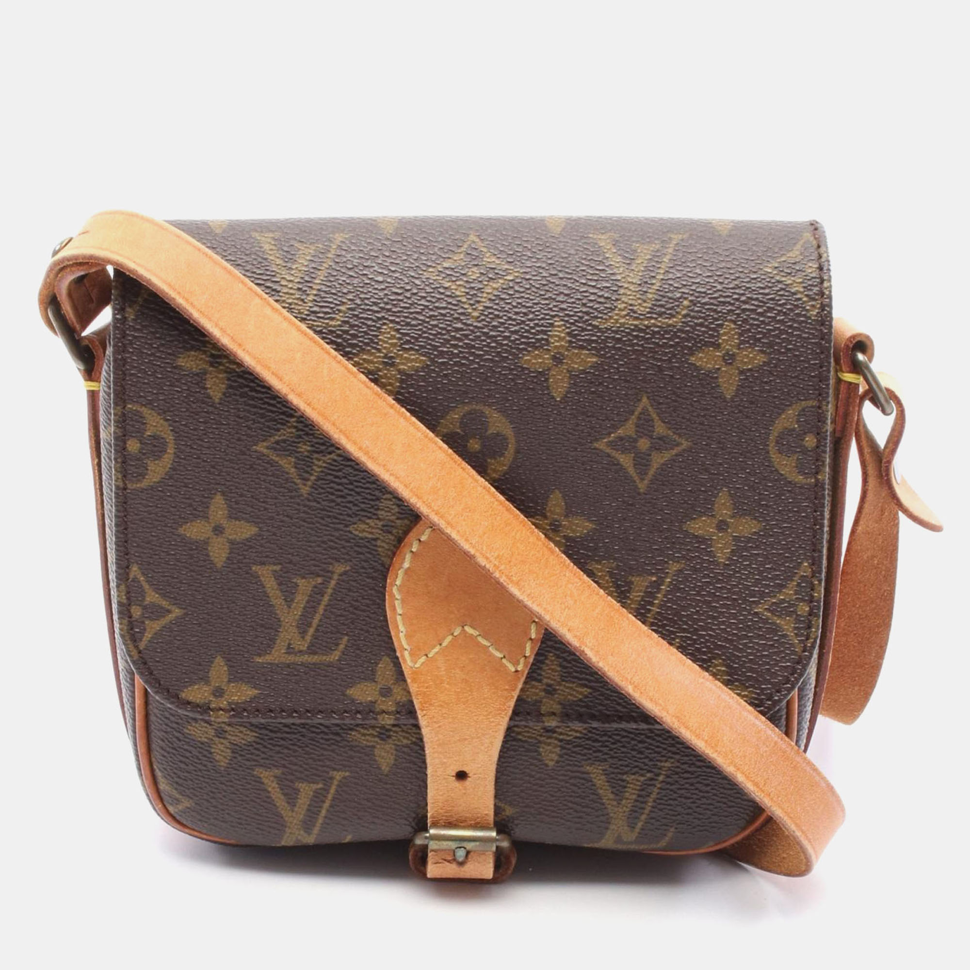 

Louis Vuitton Cartouchiere PM Monogram Canvas Shoulder Bag, Brown