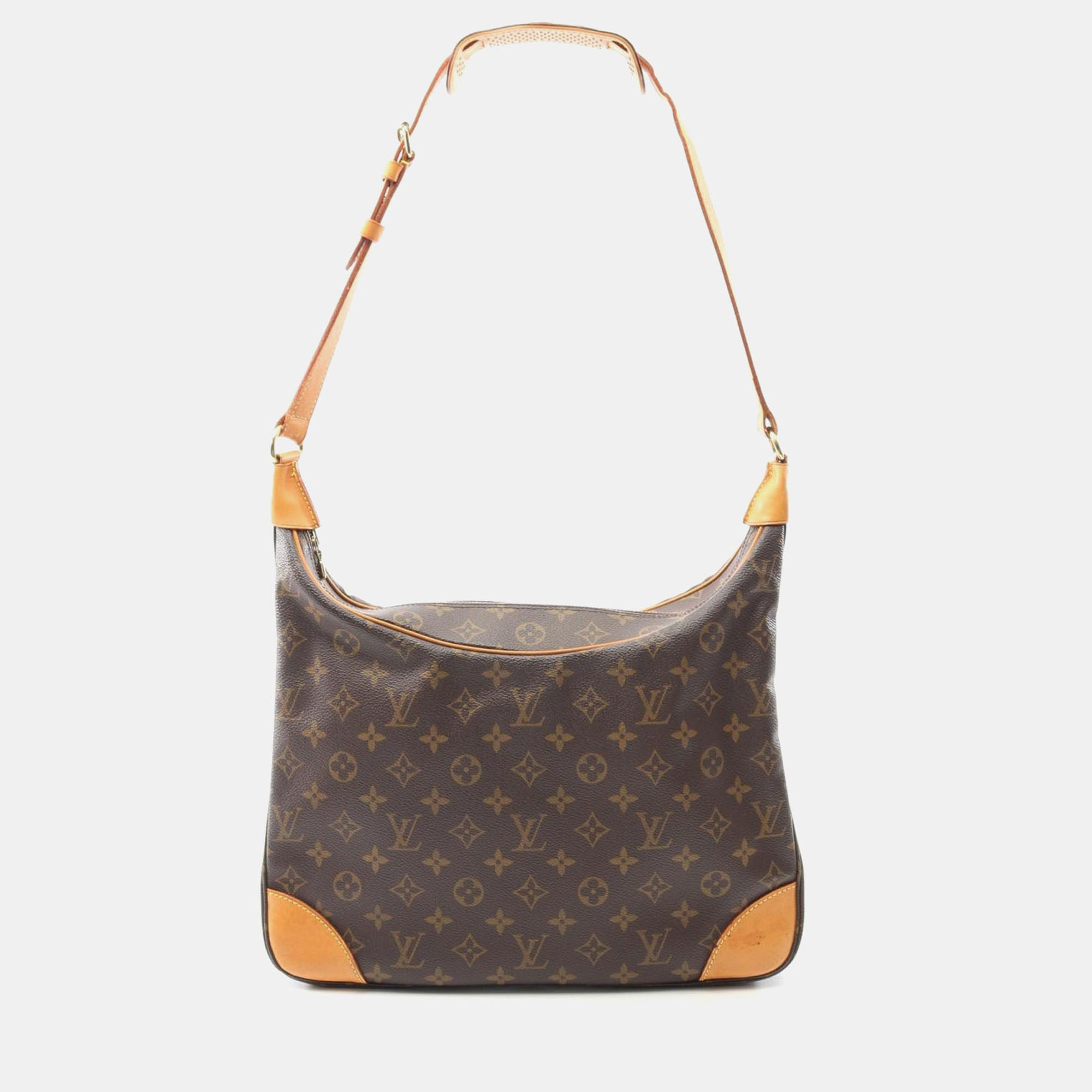 

Louis Vuitton Boulogne 35 Monogram Leather Shoulder Bag, Brown