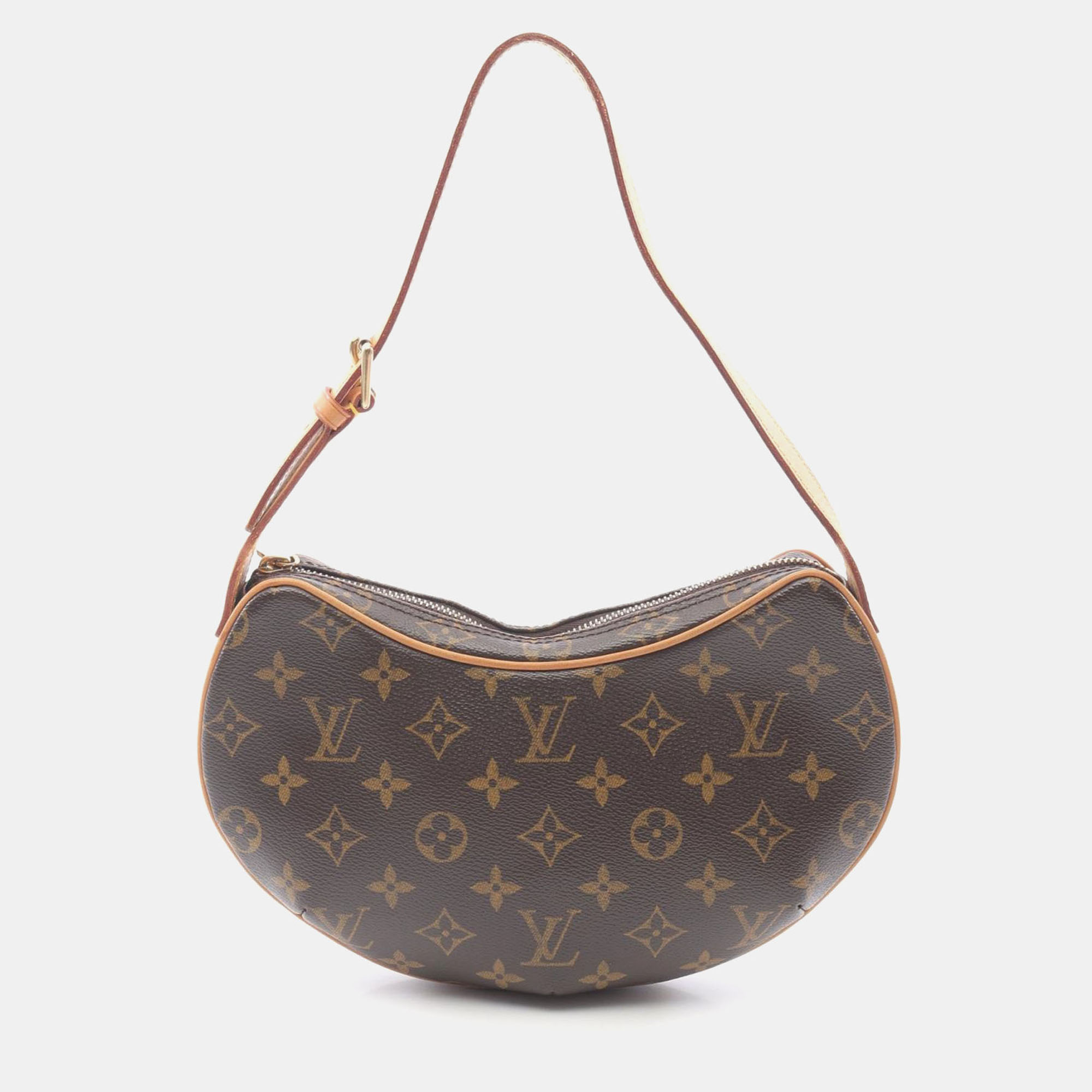 

Louis Vuitton Pochette Croissant Monogram Canvas Shoulder Bag, Brown
