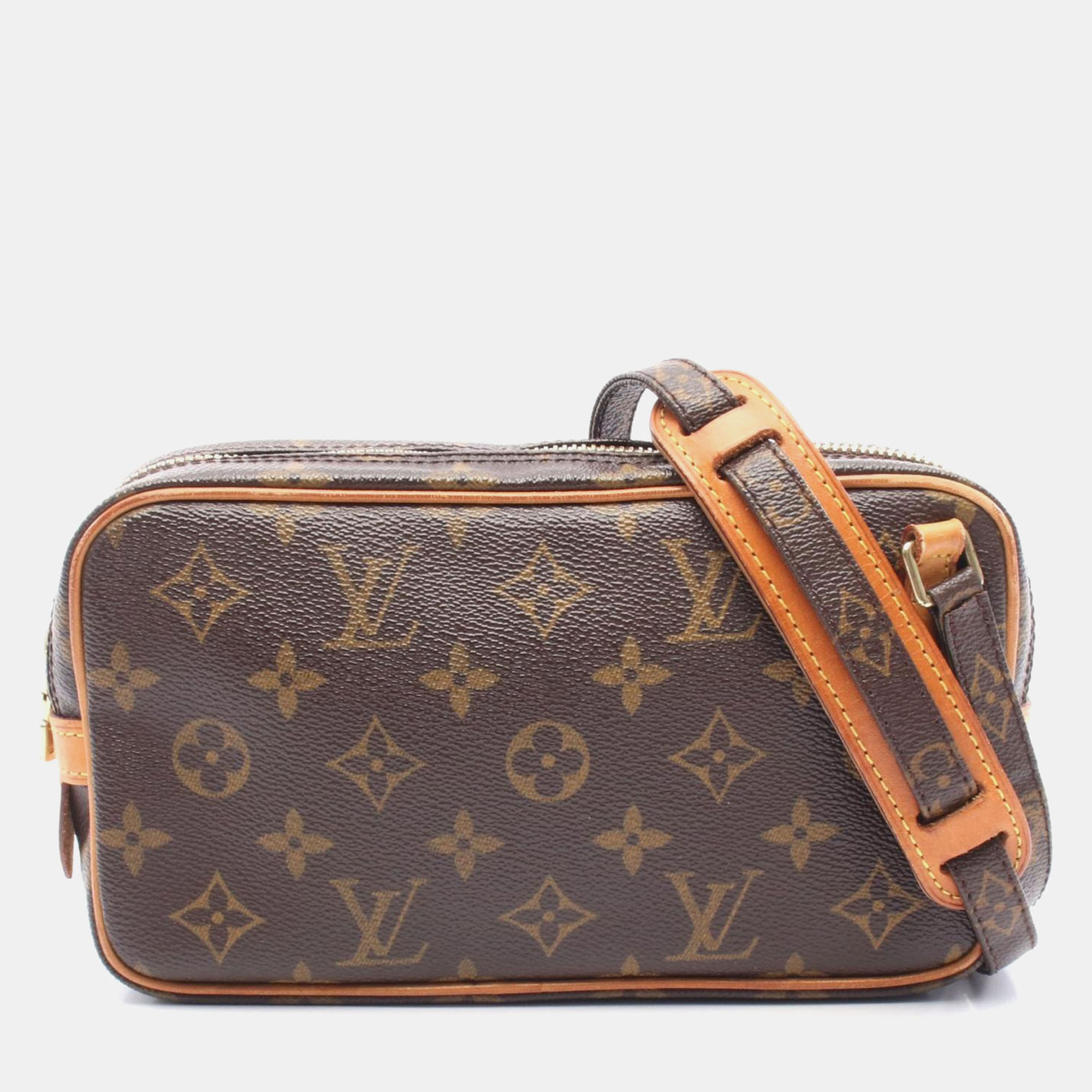 

Louis Vuitton Pochette Marly Bandoulière Brown Monogram Canvas Crossbody Shoulder Bag