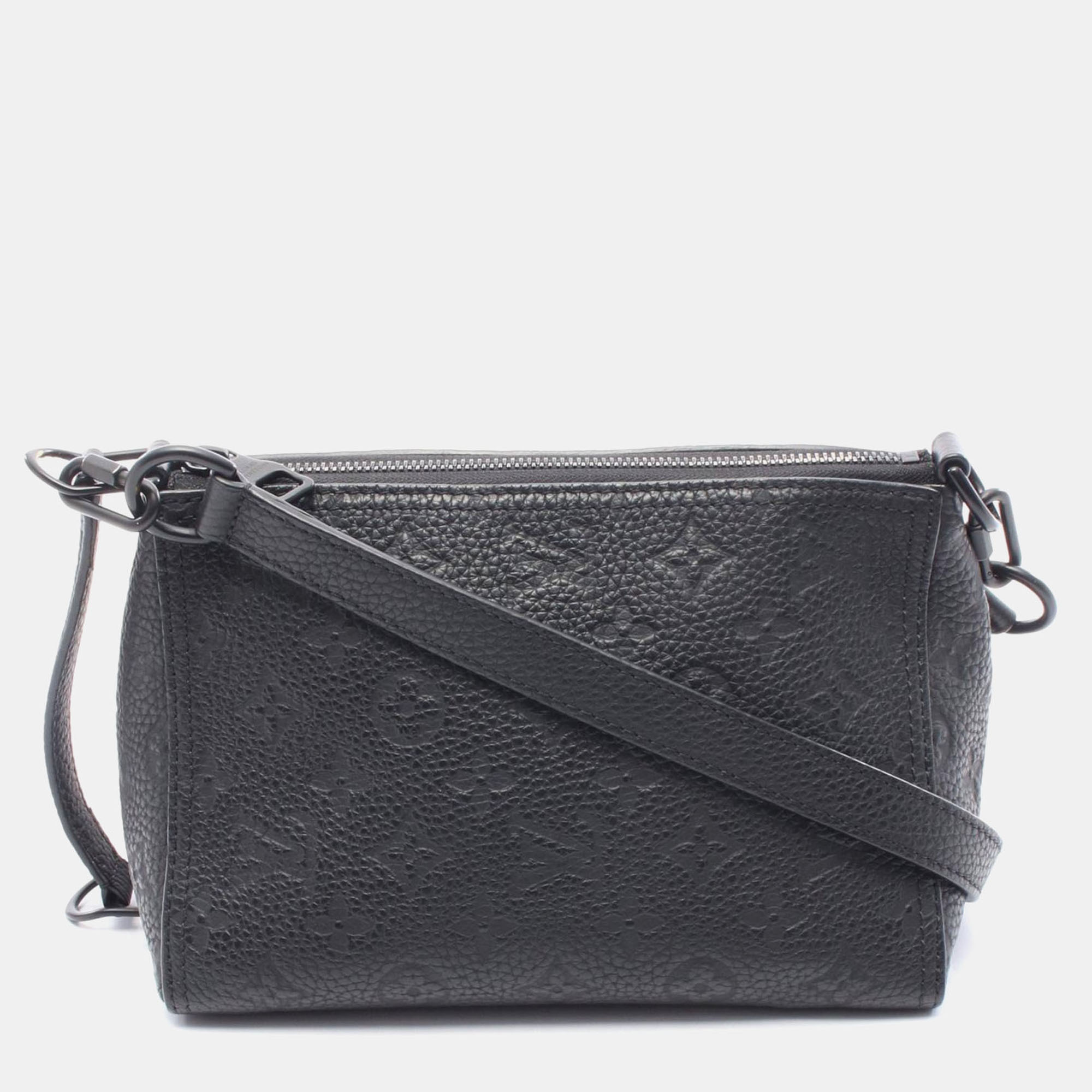 

Louis Vuitton Triangle Messenger Taurillon Noir Shoulder Crossbody Bag, Black