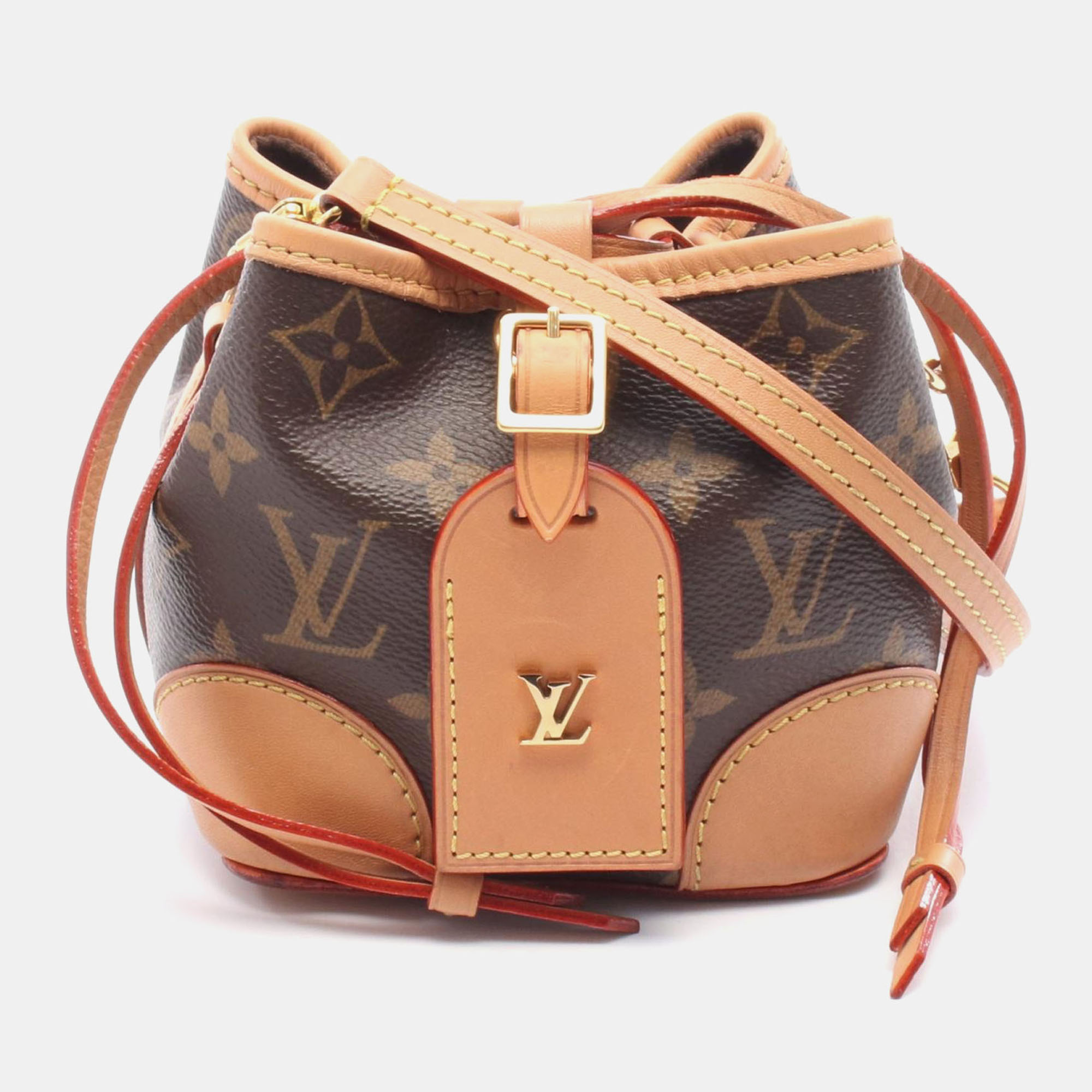 

Louis Vuitton Noe Purse Monogram Canvas Drawstring Shoulder Bag, Brown