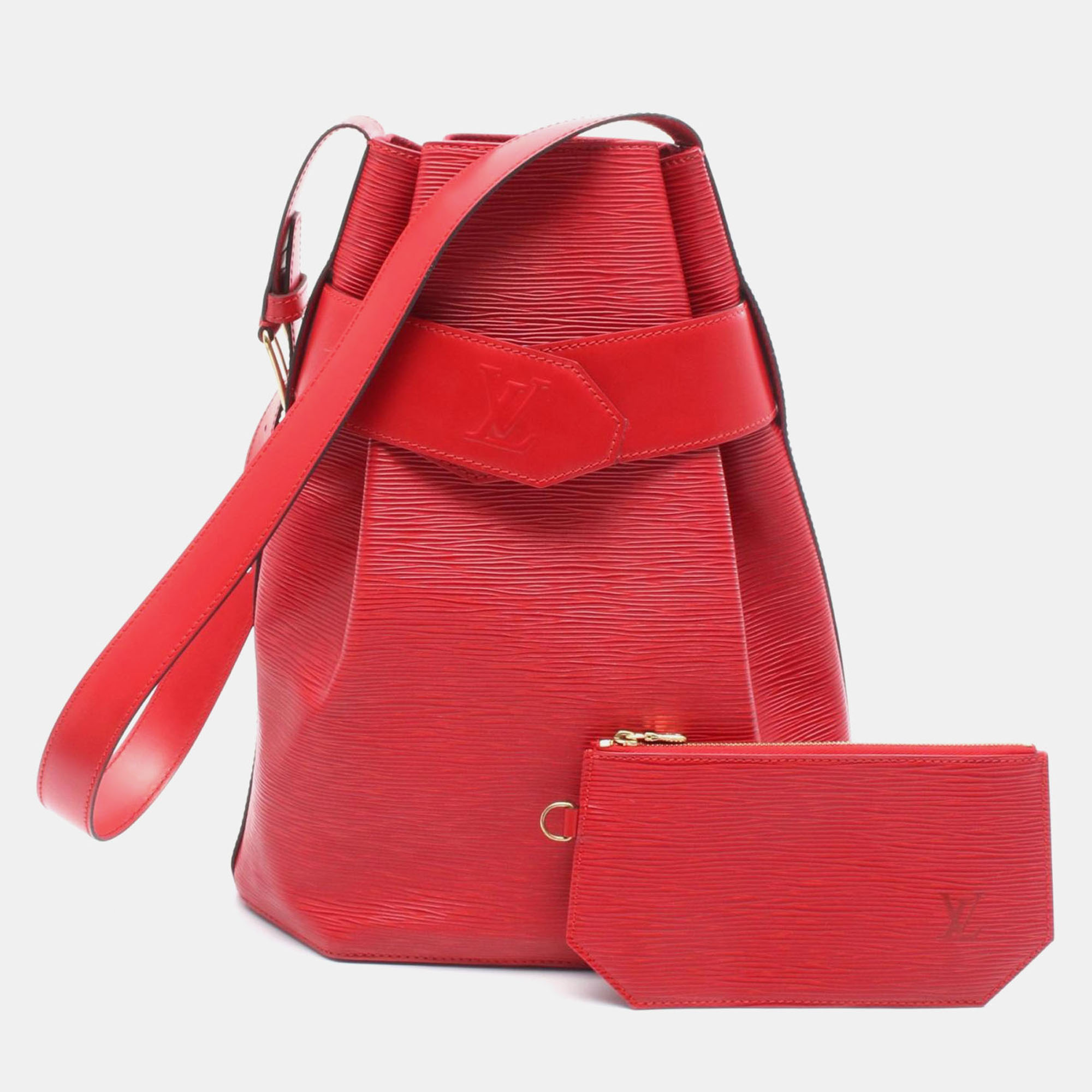 

Louis Vuitton Sac De Paul PM Castilian Red Epi Leather Shoulder Bag