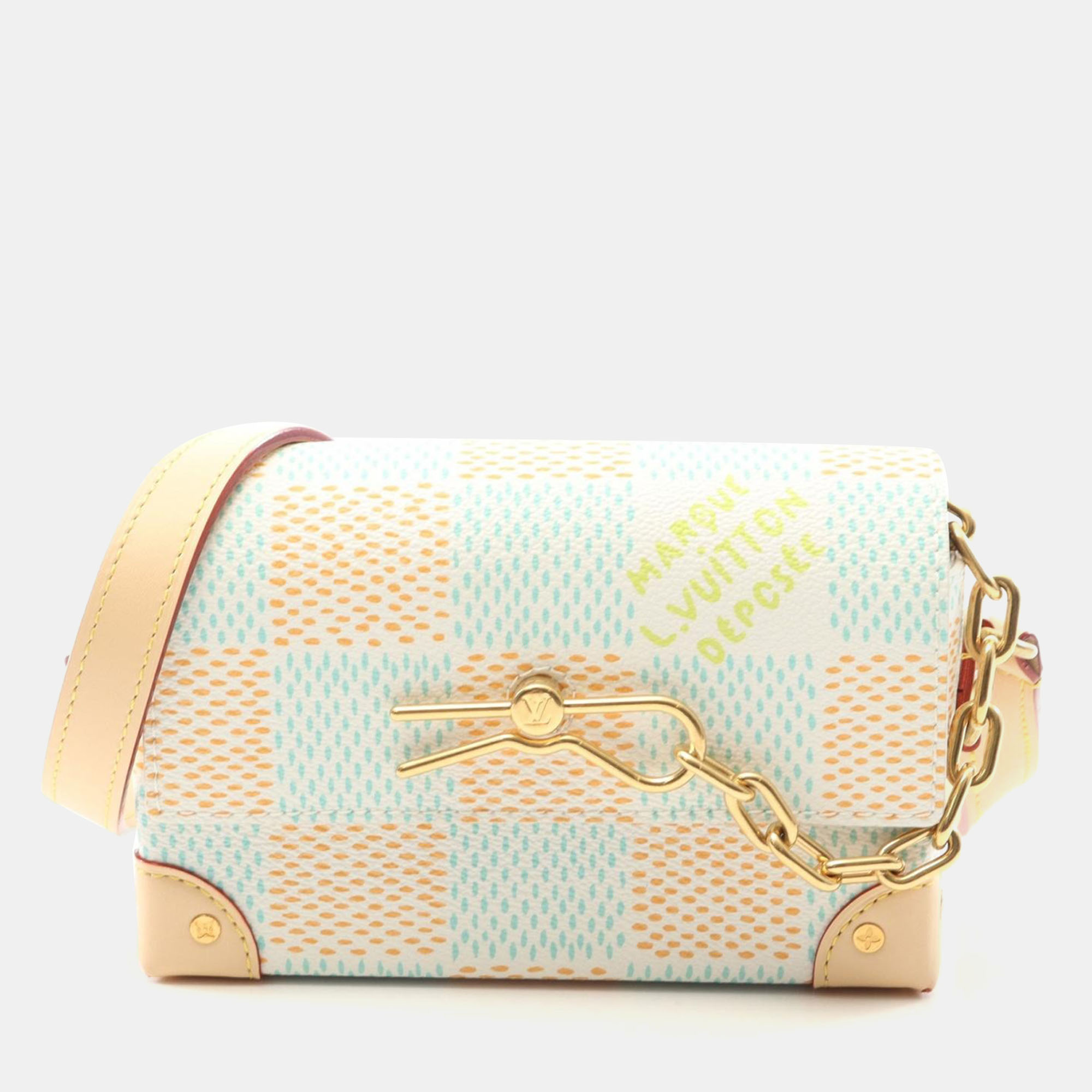 

Louis Vuitton Steamer Wearable Wallet Blue Damier Heritage Canvas Crossbody Bag, Multicolor