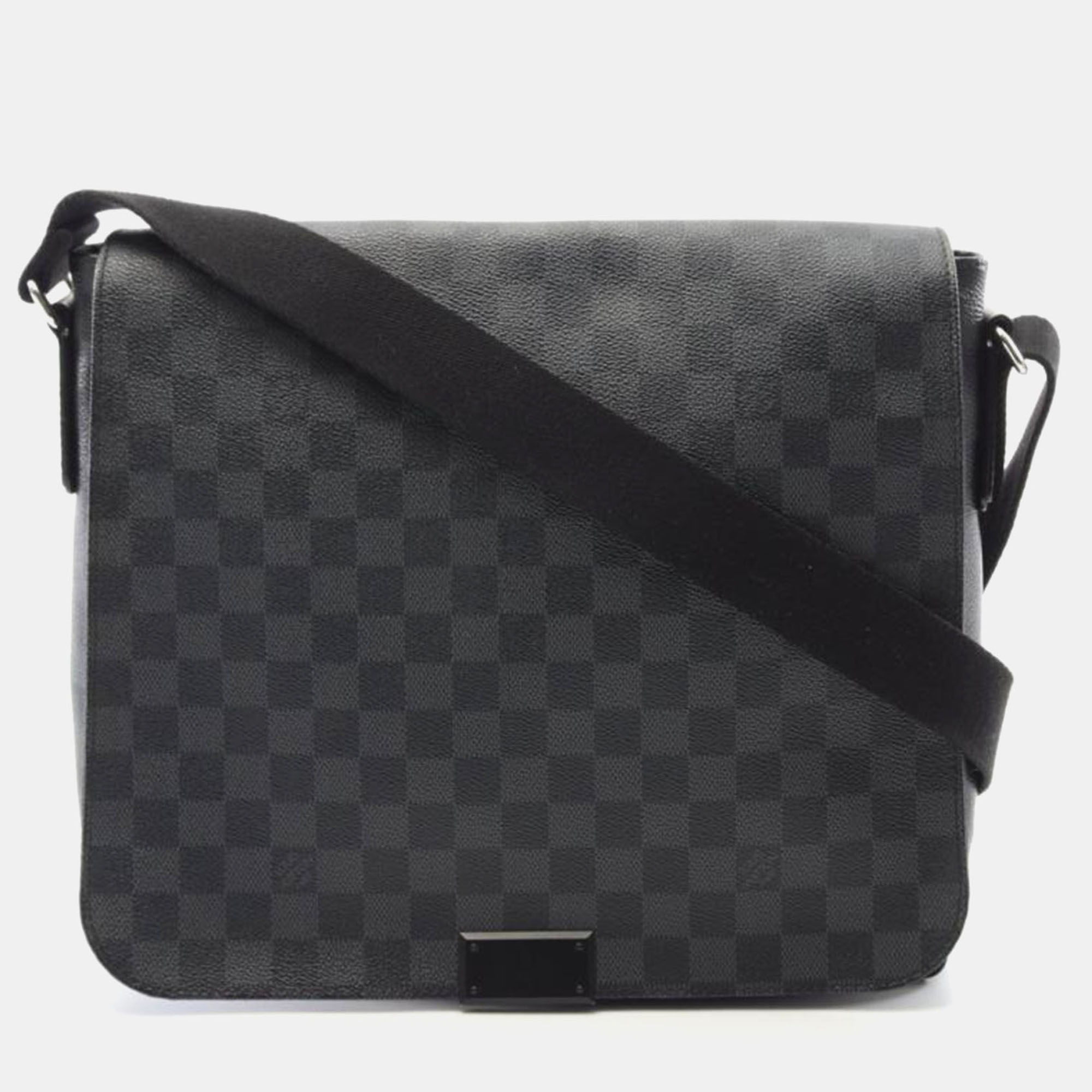 

Louis Vuitton District MM Damier Graphite Canvas Crossbody Bag, Black