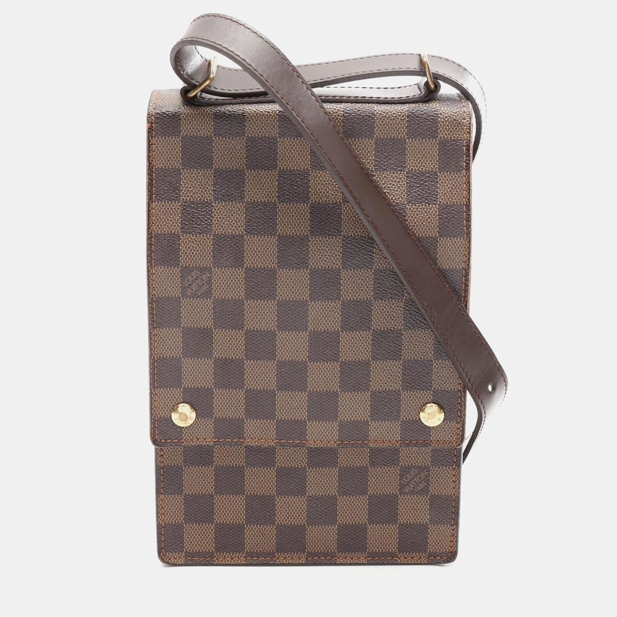 

Louis Vuitton Portobello Damier Ebene Shoulder Bag, Brown