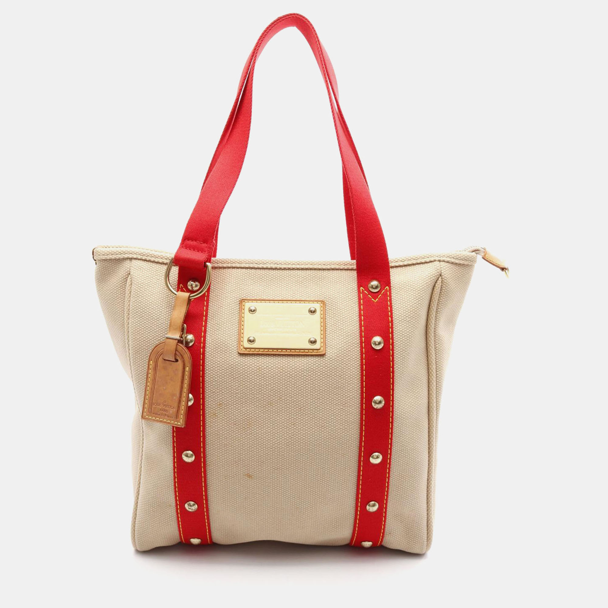 

Louis Vuitton Hippo MM Antigua Canvas Shoulder Bag, Beige