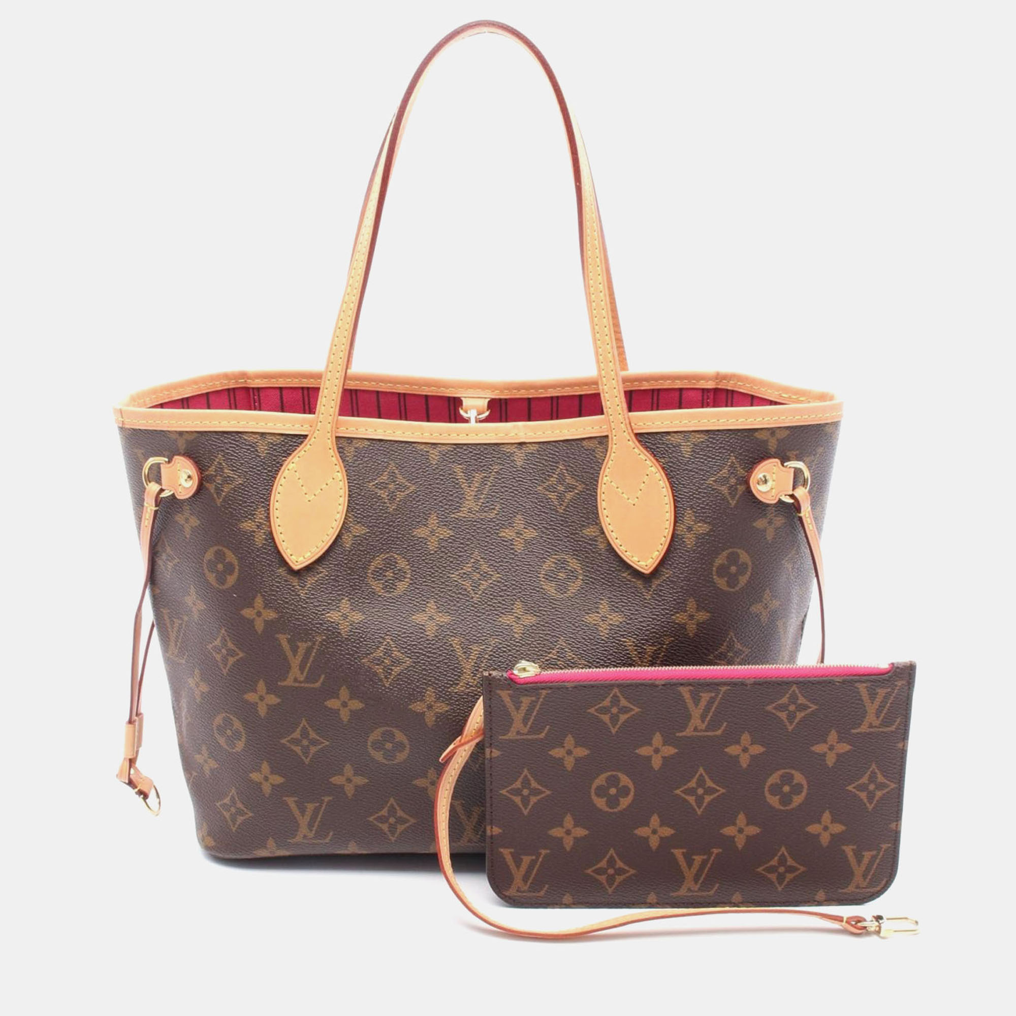 

Louis Vuitton Neverfull PM Monogram Canvas Tote Bag, Brown